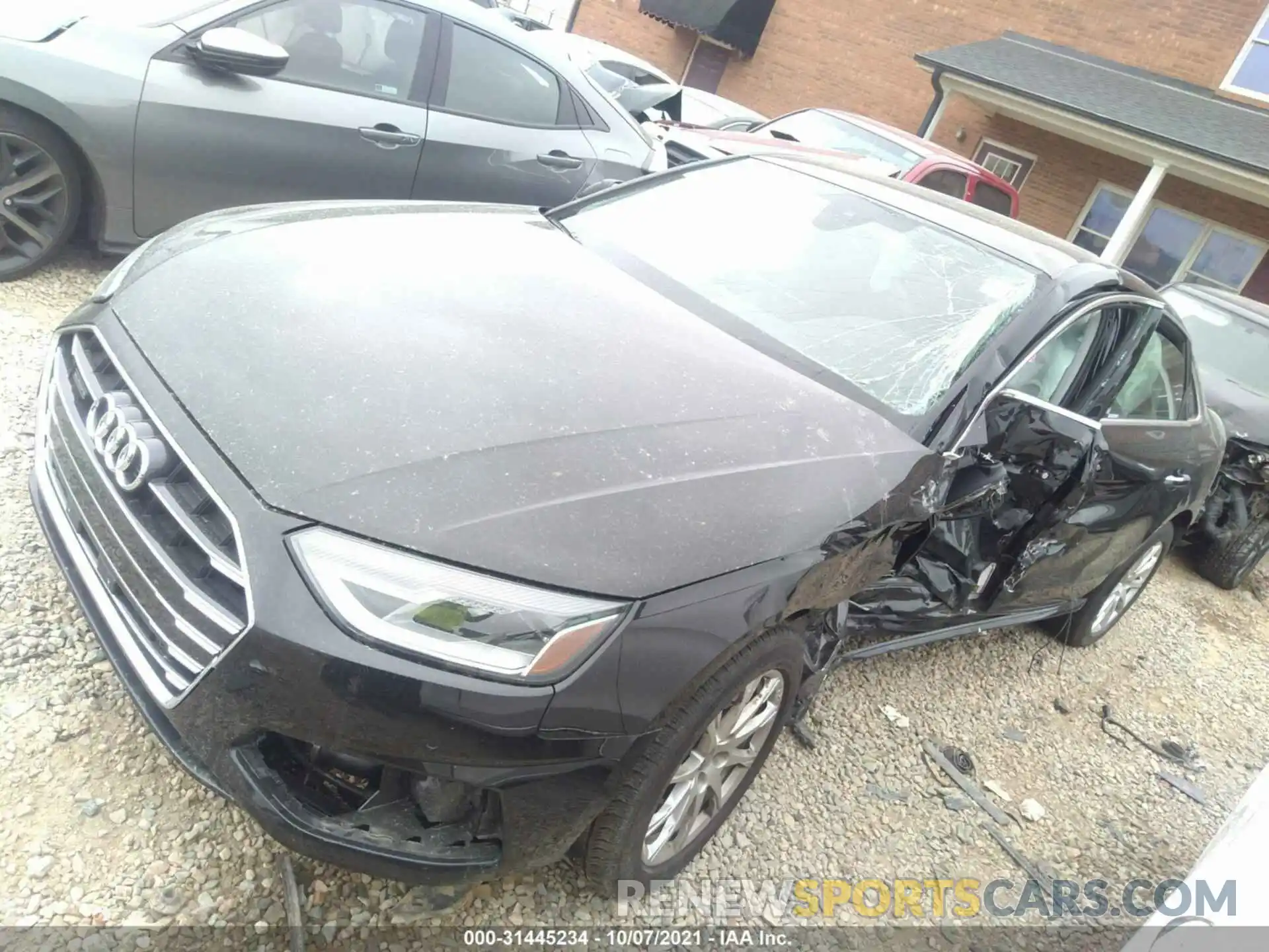 2 Photograph of a damaged car WAUABAF49MN007159 AUDI A4 SEDAN 2021