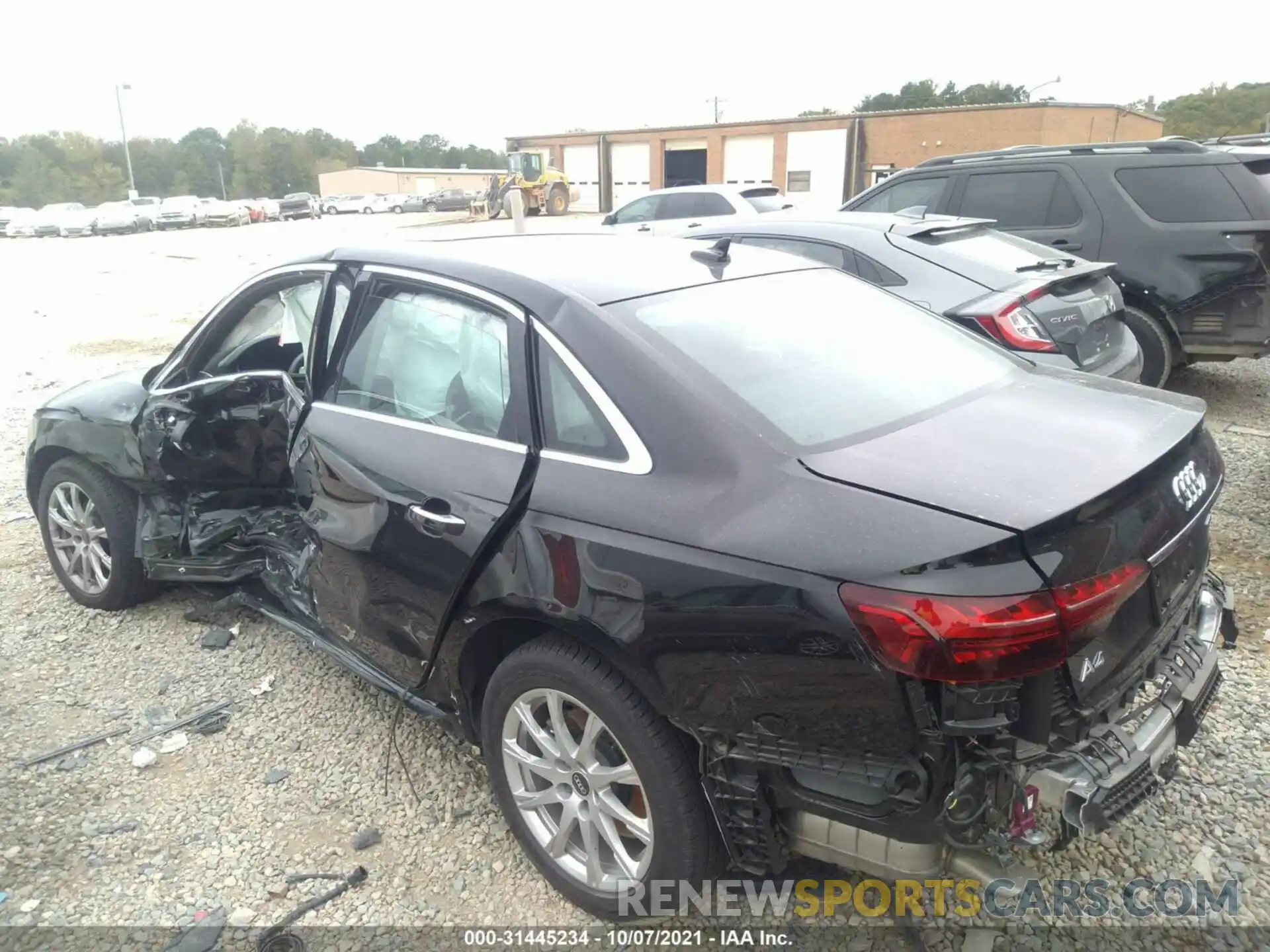 3 Photograph of a damaged car WAUABAF49MN007159 AUDI A4 SEDAN 2021