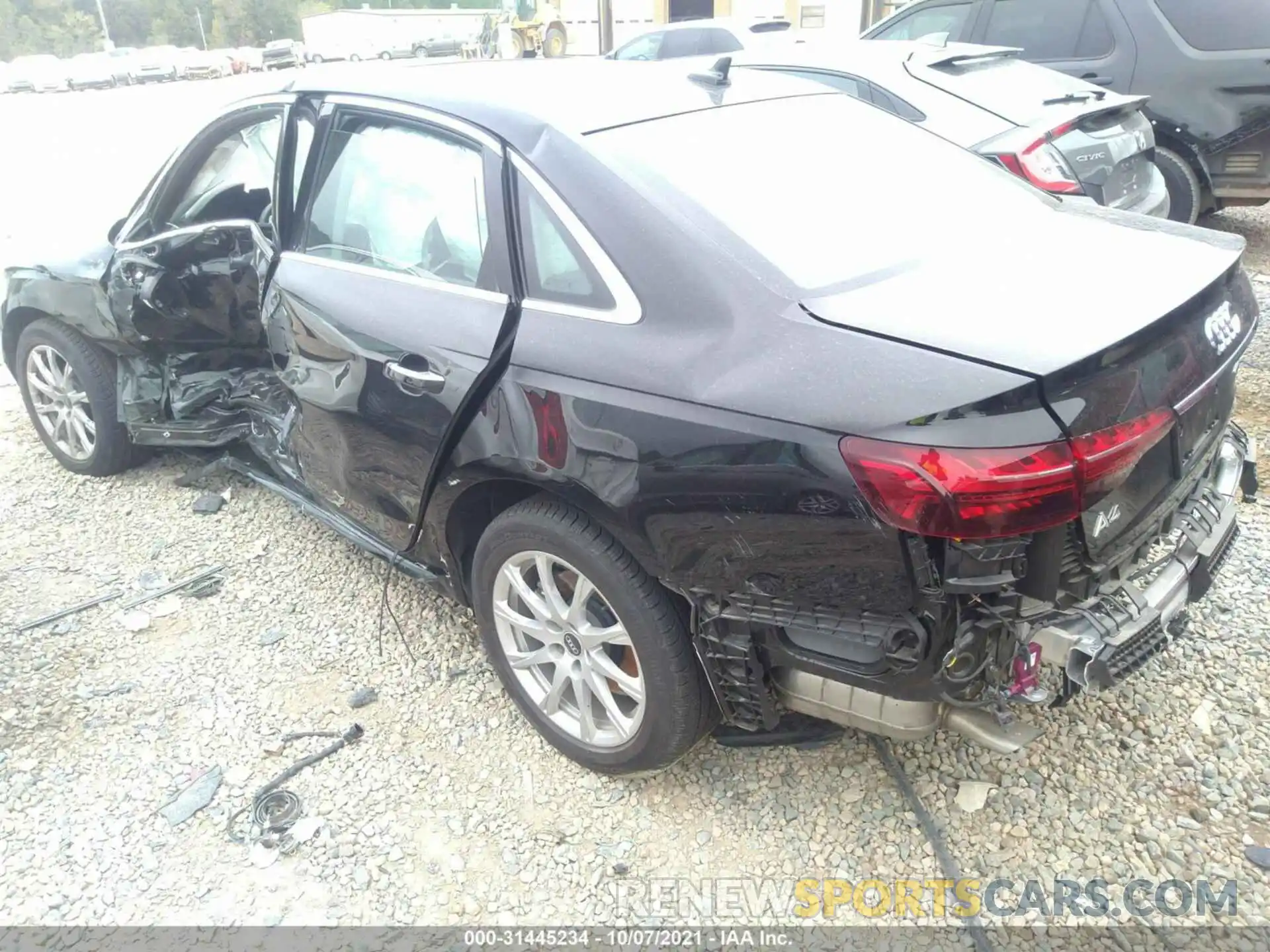 6 Photograph of a damaged car WAUABAF49MN007159 AUDI A4 SEDAN 2021