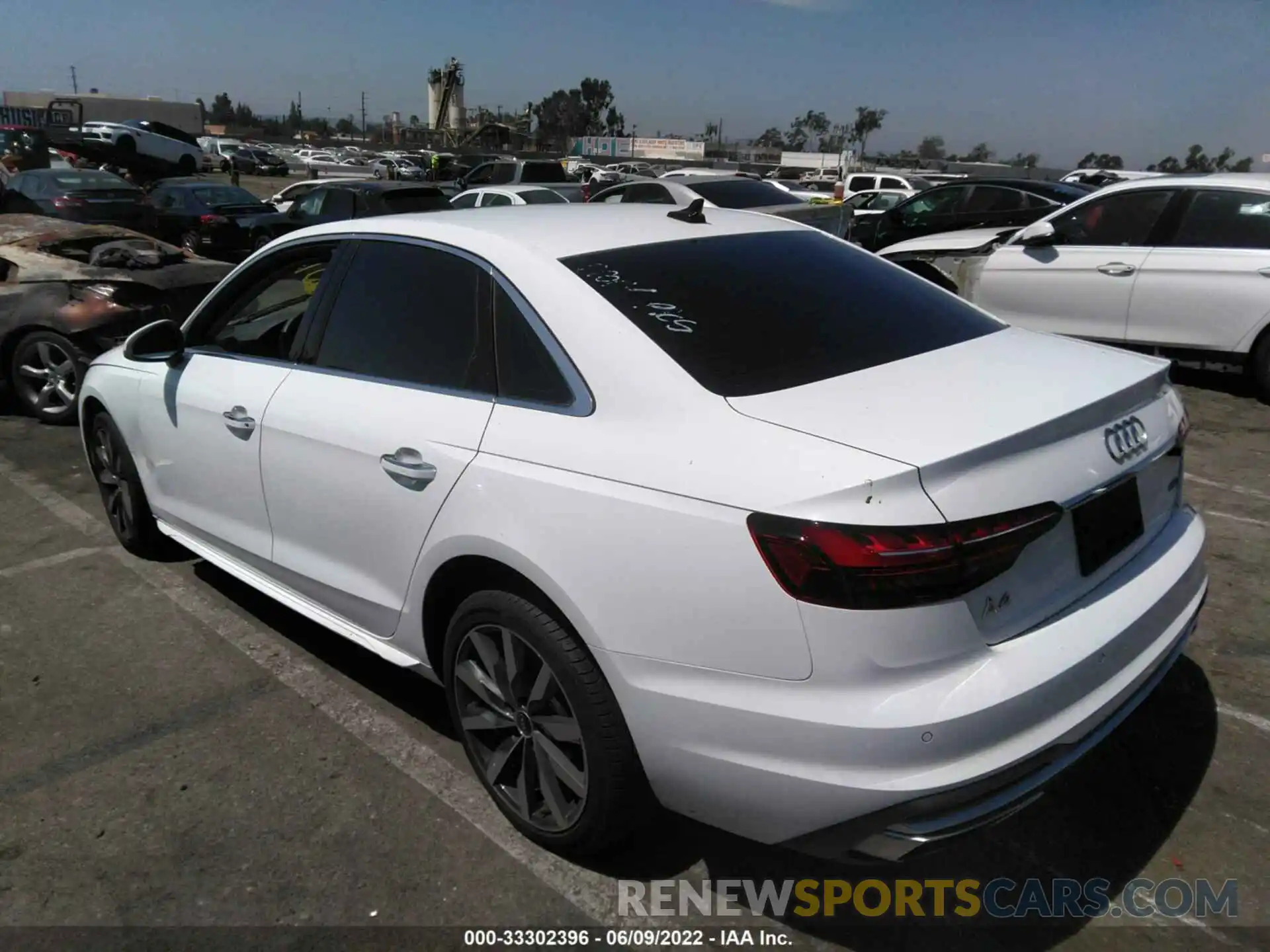 3 Photograph of a damaged car WAUABAF49MN010045 AUDI A4 SEDAN 2021