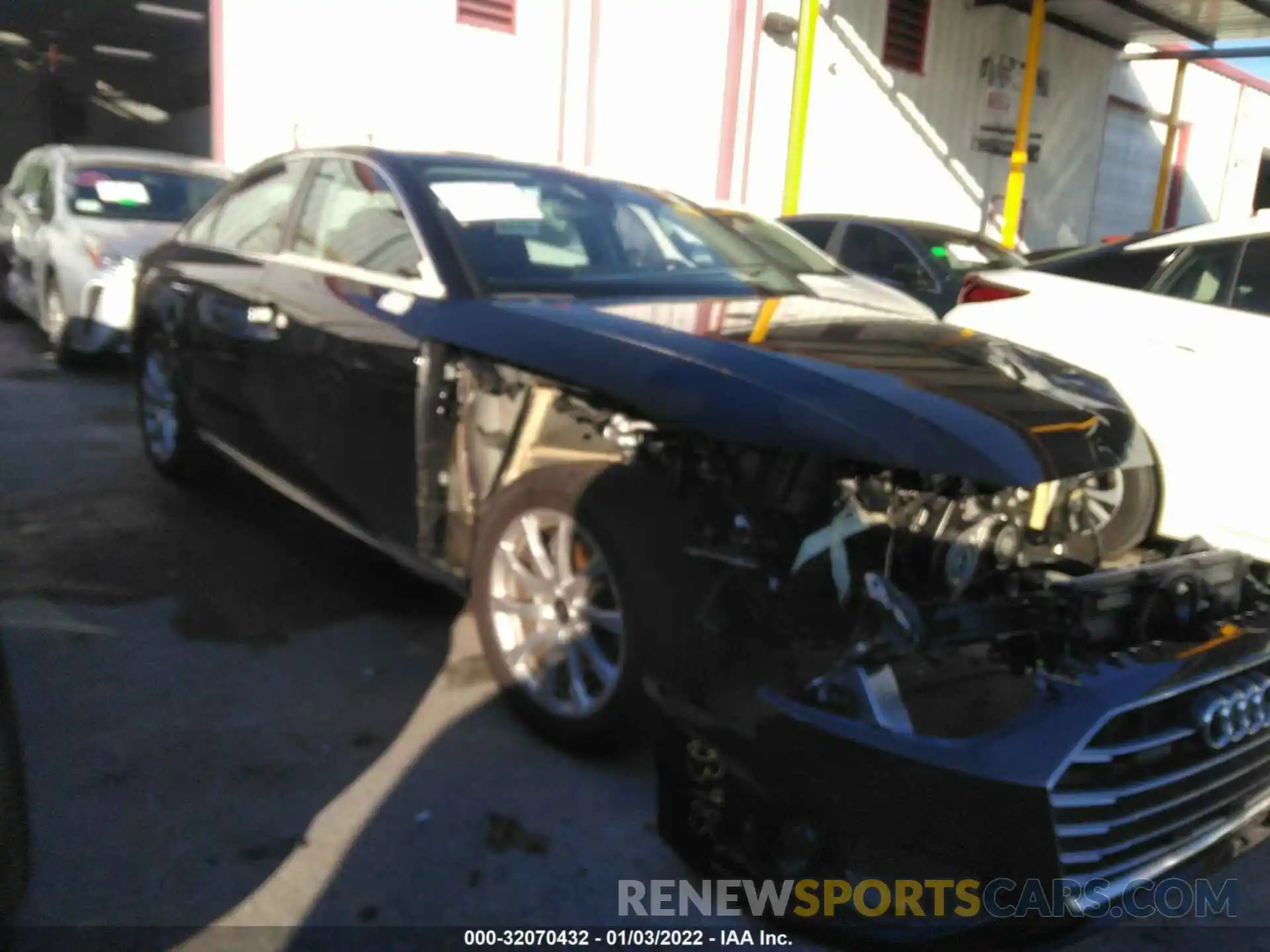 1 Photograph of a damaged car WAUABAF49MN016010 AUDI A4 SEDAN 2021