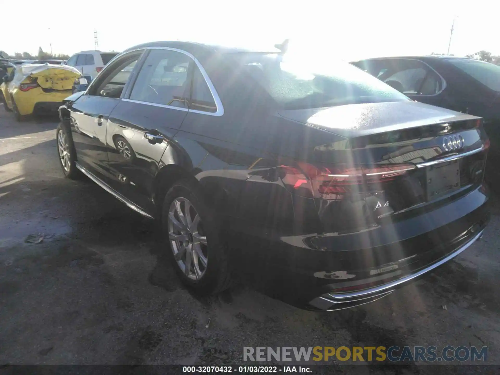 3 Photograph of a damaged car WAUABAF49MN016010 AUDI A4 SEDAN 2021