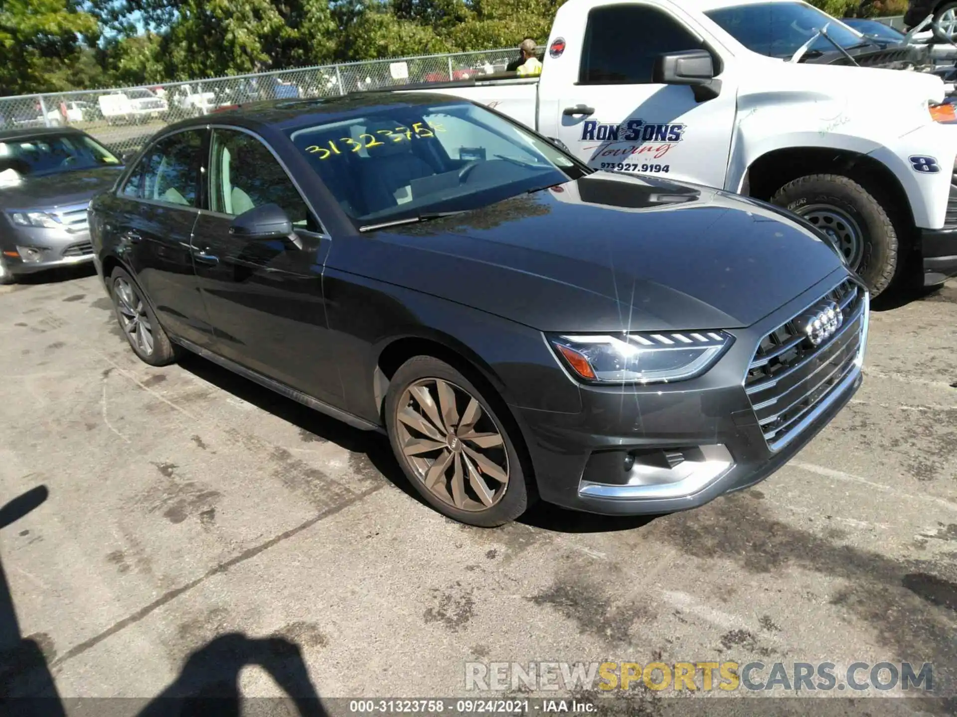 1 Photograph of a damaged car WAUBBAF40MA027134 AUDI A4 SEDAN 2021