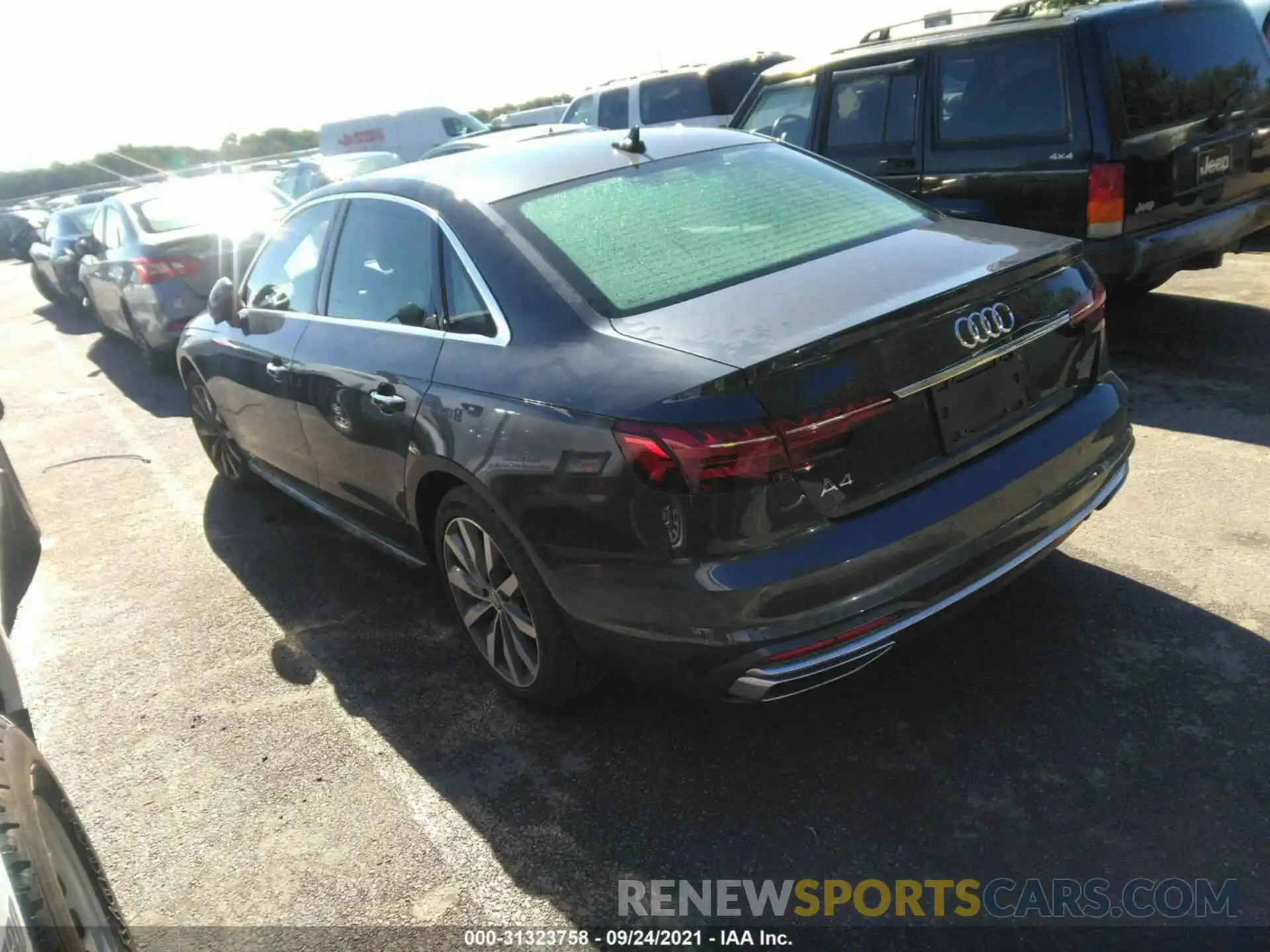 3 Photograph of a damaged car WAUBBAF40MA027134 AUDI A4 SEDAN 2021