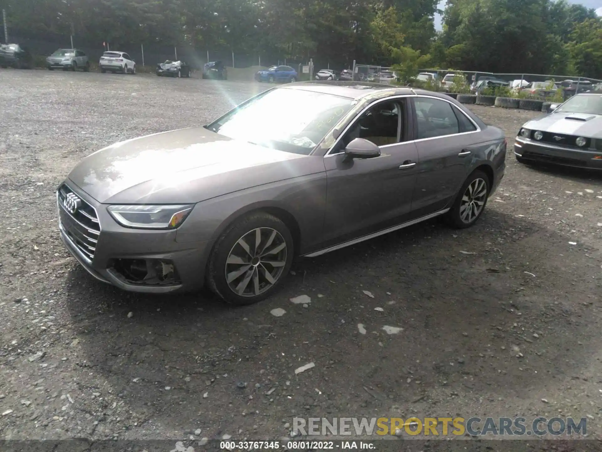 2 Photograph of a damaged car WAUBBAF42MN011560 AUDI A4 SEDAN 2021