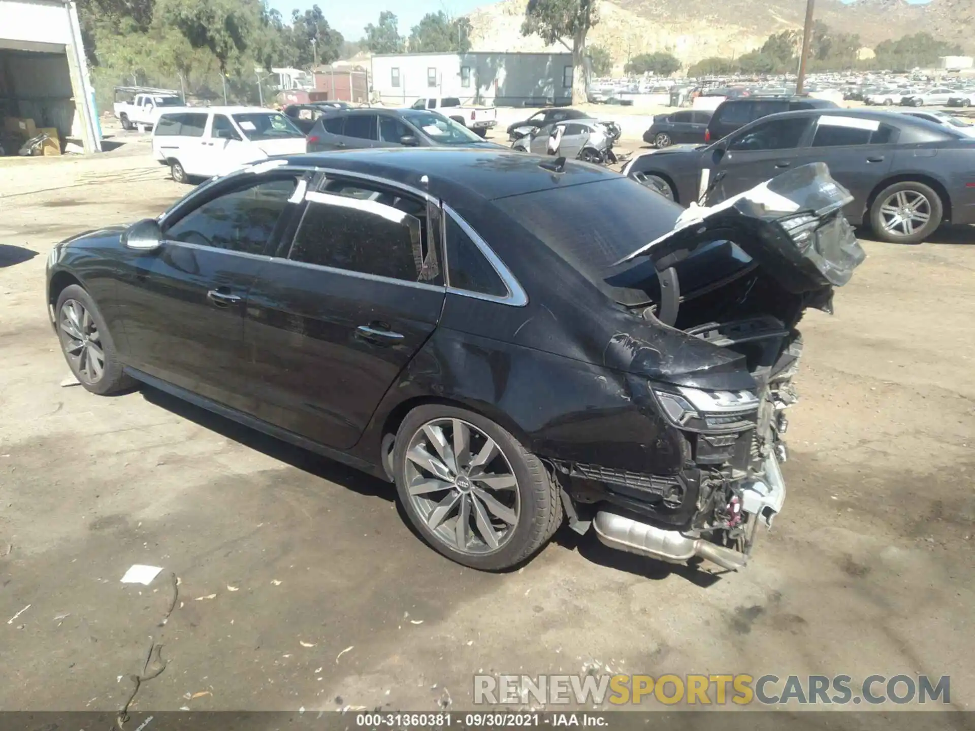 3 Photograph of a damaged car WAUBBAF45MA023869 AUDI A4 SEDAN 2021