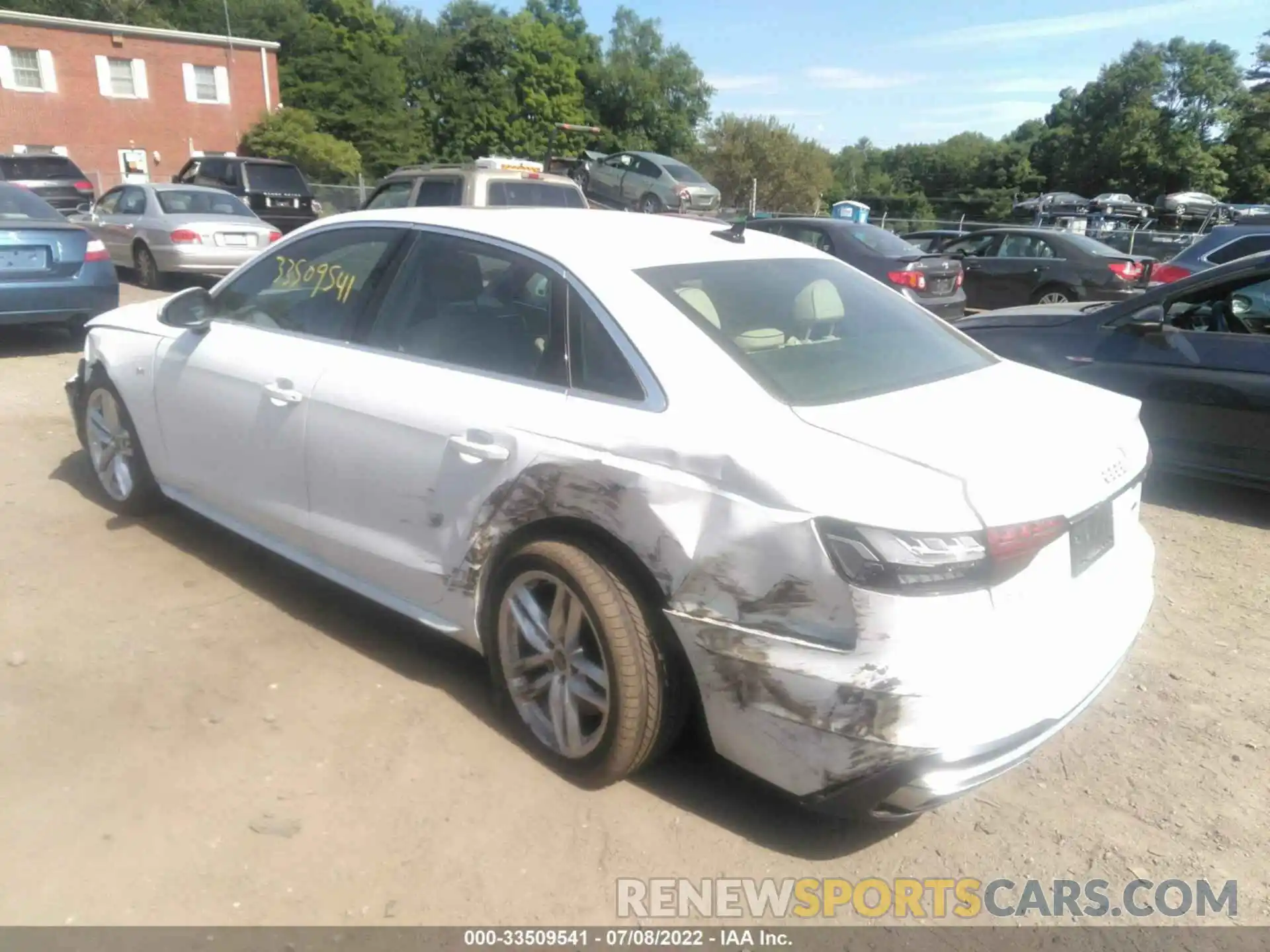 3 Photograph of a damaged car WAUDAAF45MA060321 AUDI A4 SEDAN 2021