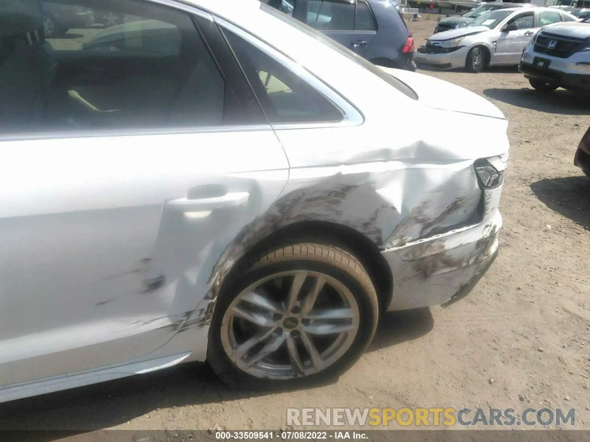 6 Photograph of a damaged car WAUDAAF45MA060321 AUDI A4 SEDAN 2021