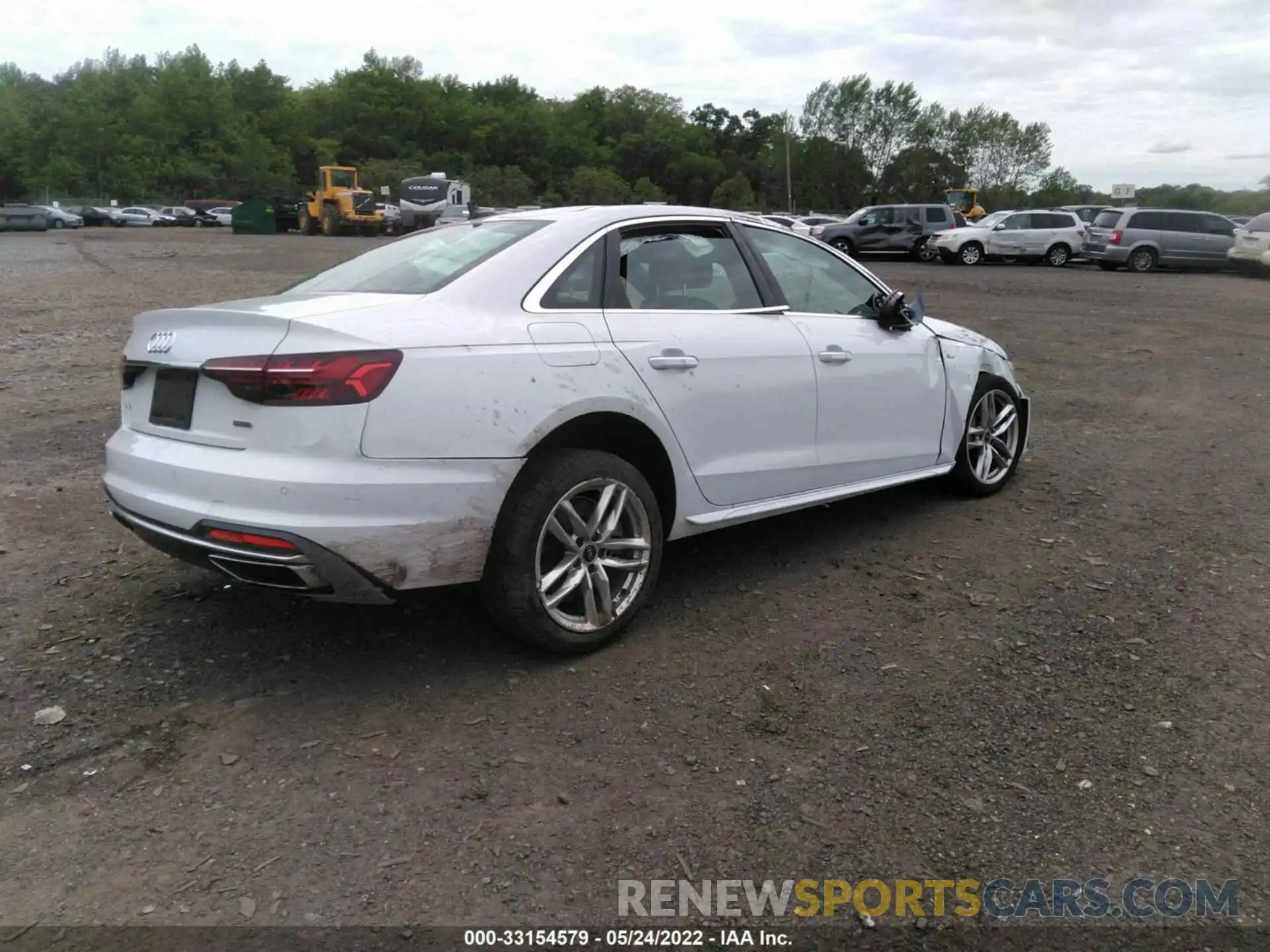 4 Photograph of a damaged car WAUDAAF46MN008561 AUDI A4 SEDAN 2021