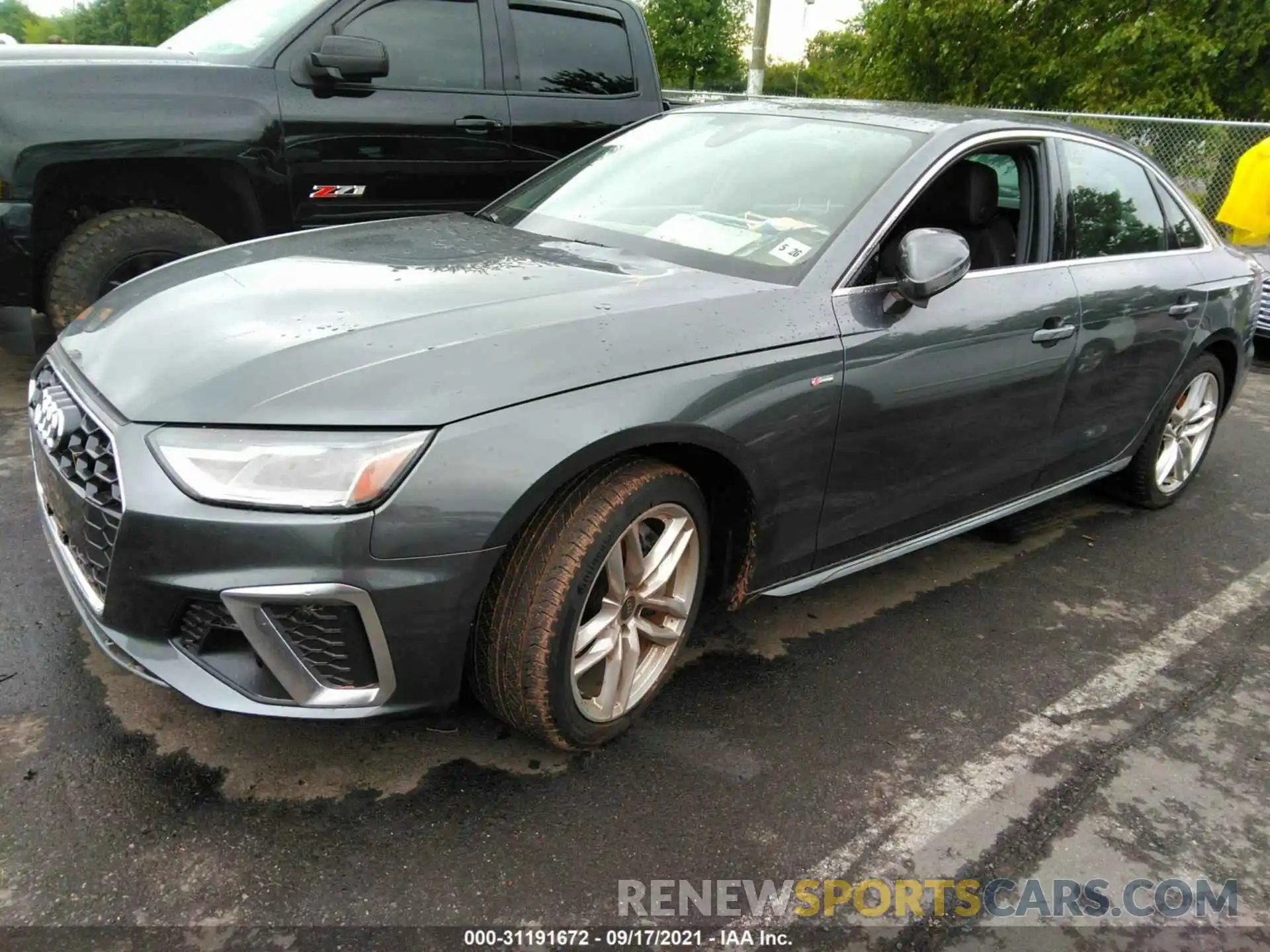 2 Photograph of a damaged car WAUDAAF49MA061570 AUDI A4 SEDAN 2021