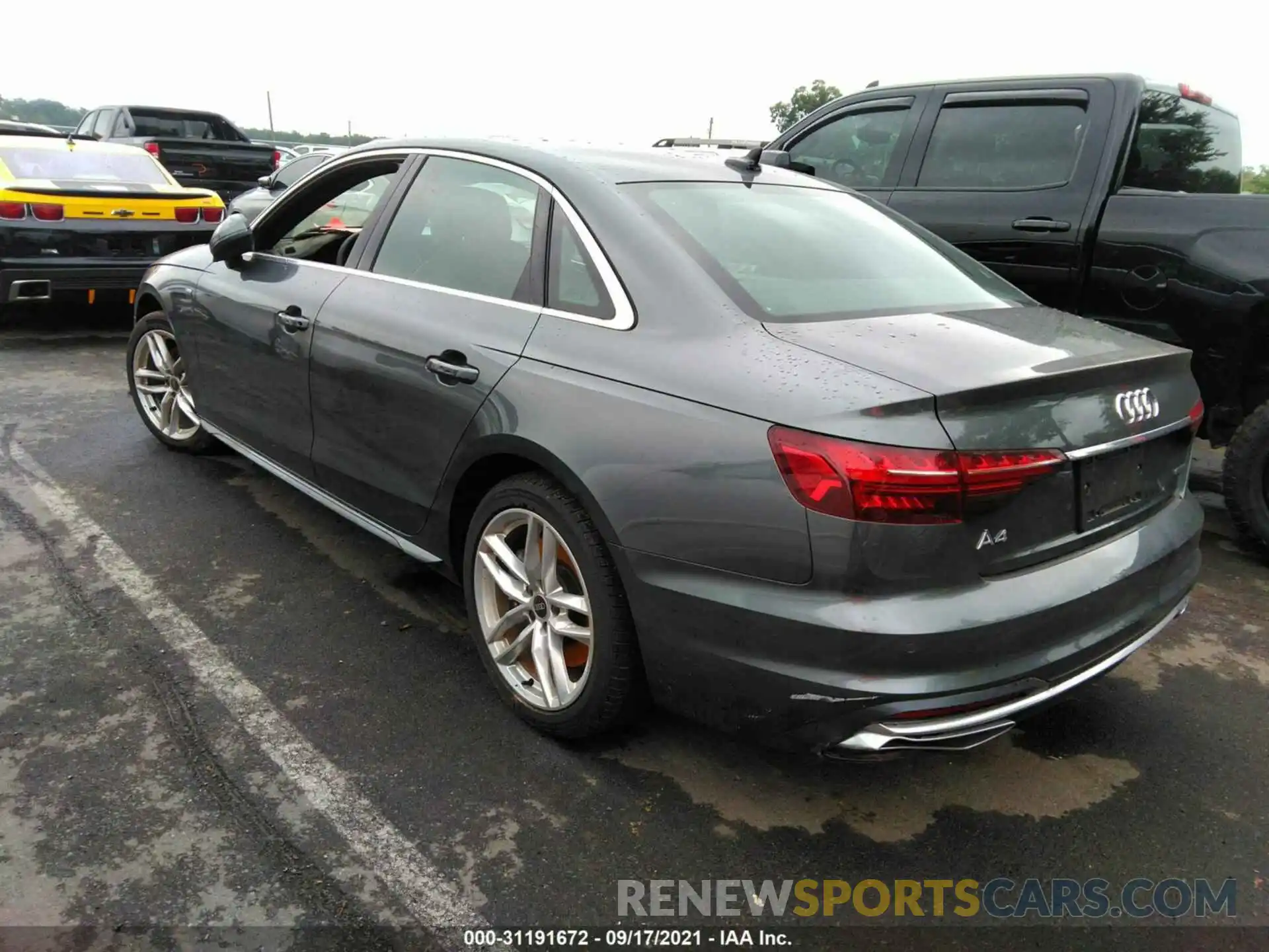 3 Photograph of a damaged car WAUDAAF49MA061570 AUDI A4 SEDAN 2021