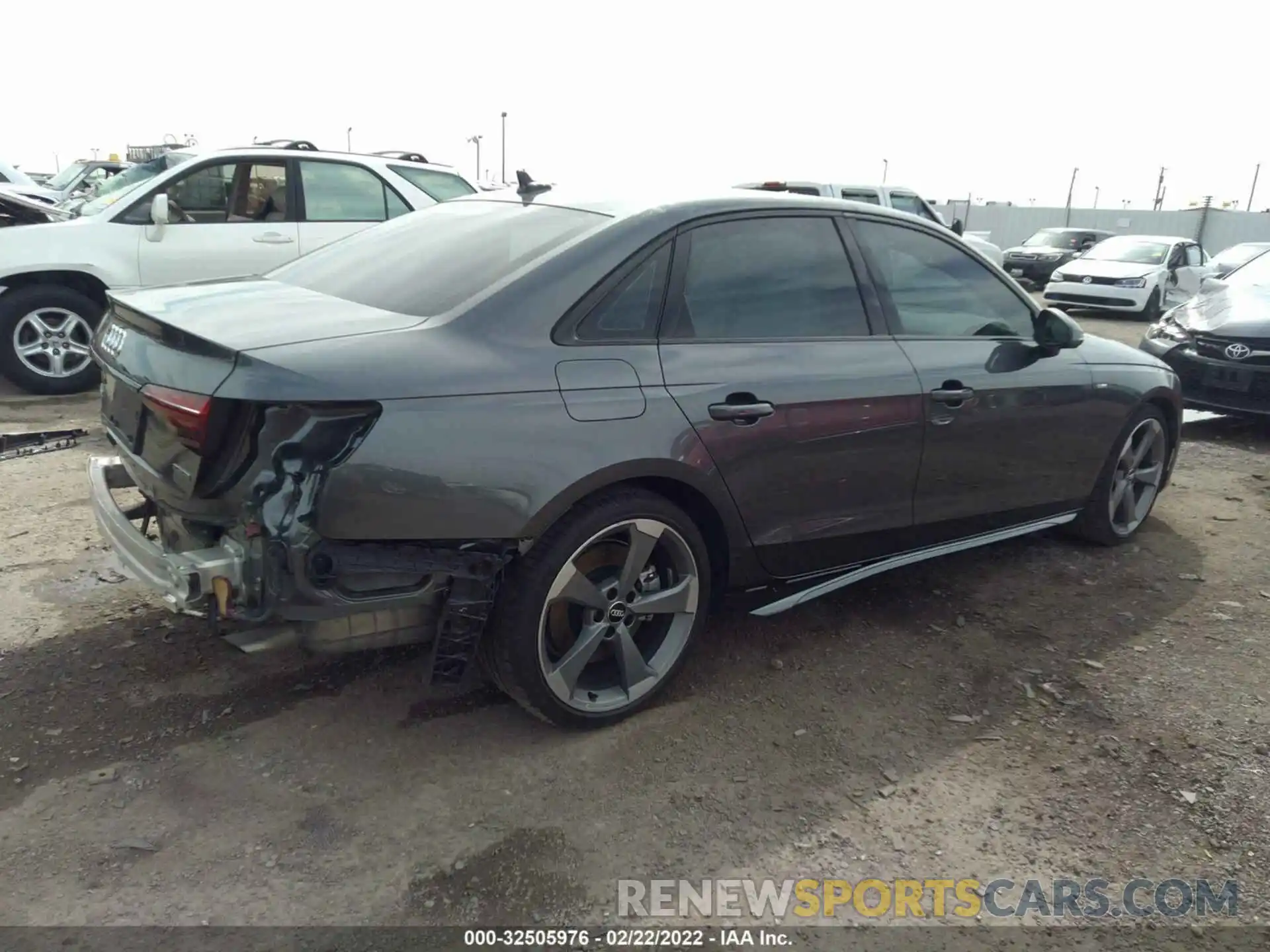 4 Фотография поврежденного автомобиля WAUEAAF40MA013380 AUDI A4 SEDAN 2021