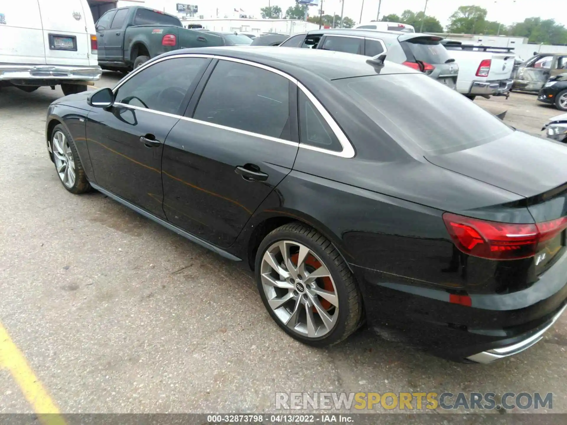 3 Photograph of a damaged car WAUEAAF40MA036352 AUDI A4 SEDAN 2021