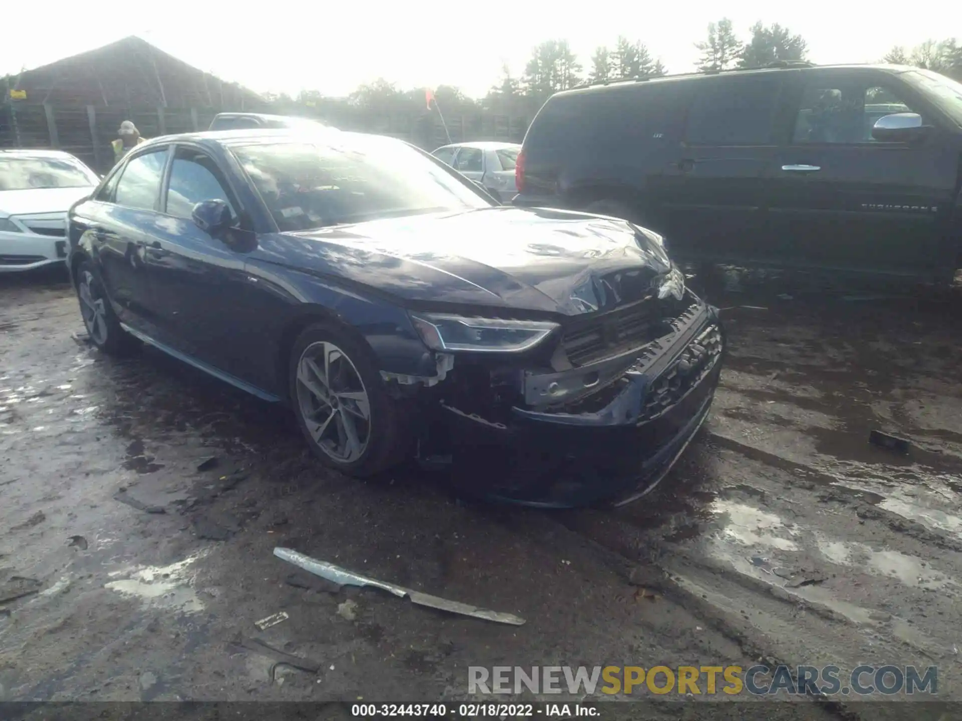 1 Photograph of a damaged car WAUEAAF40MA039316 AUDI A4 SEDAN 2021