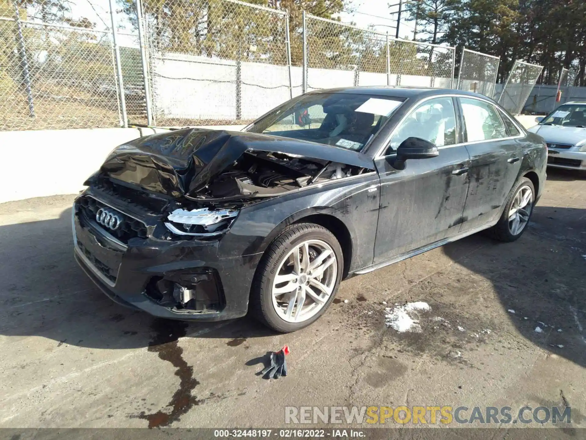 2 Photograph of a damaged car WAUEAAF41MA023402 AUDI A4 SEDAN 2021