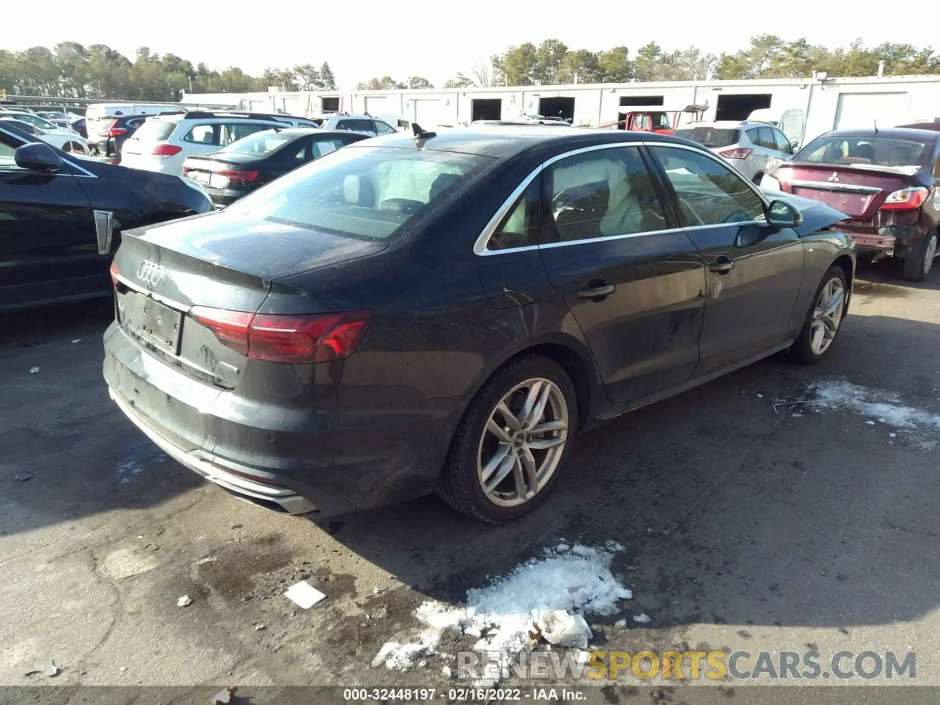 4 Photograph of a damaged car WAUEAAF41MA023402 AUDI A4 SEDAN 2021