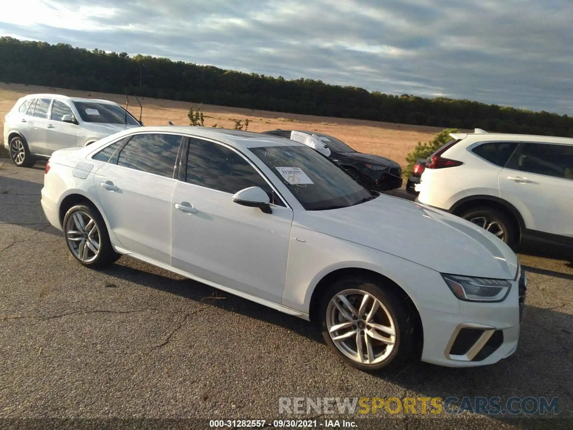 1 Photograph of a damaged car WAUEAAF41MA071384 AUDI A4 SEDAN 2021