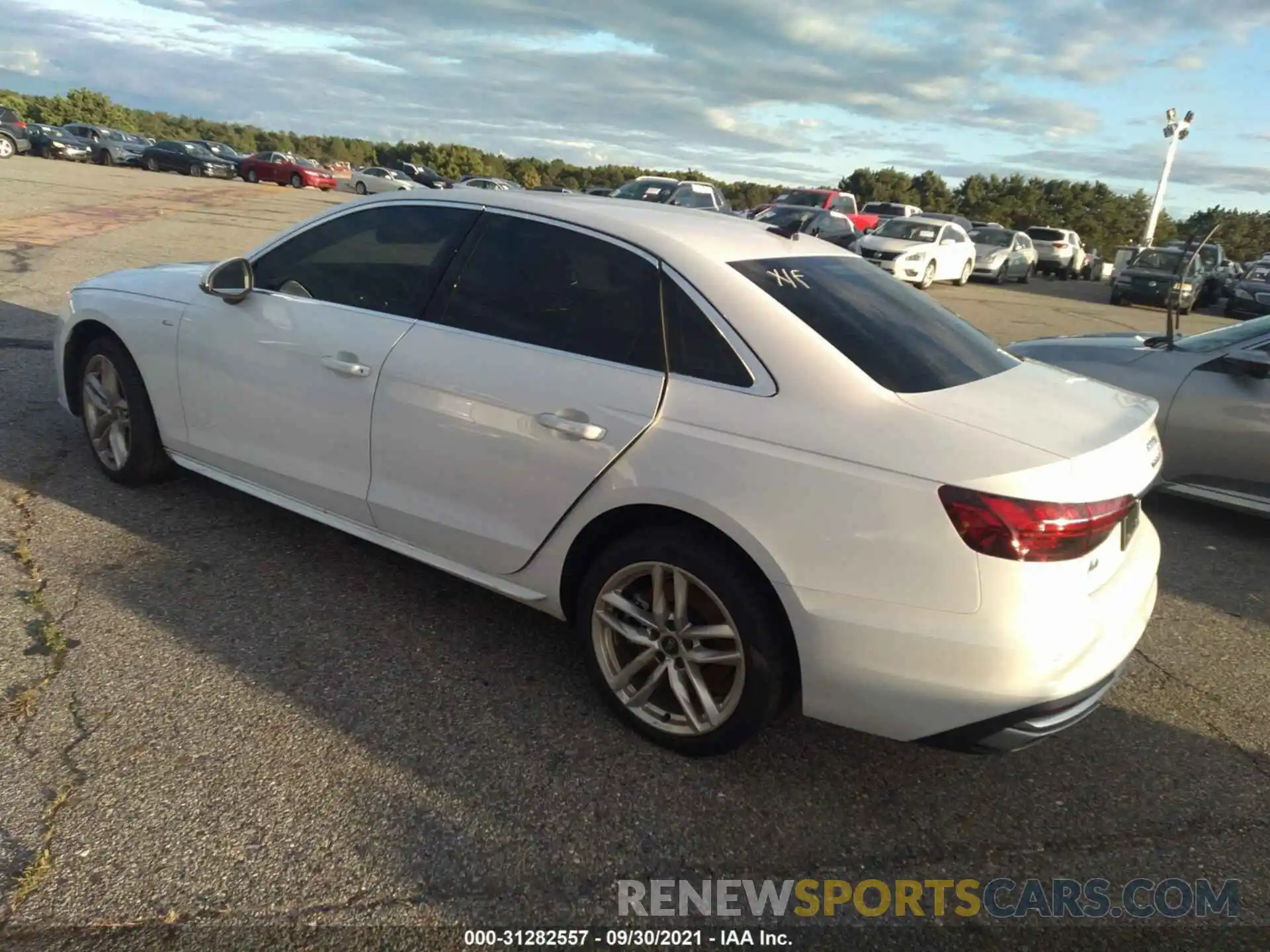 3 Photograph of a damaged car WAUEAAF41MA071384 AUDI A4 SEDAN 2021