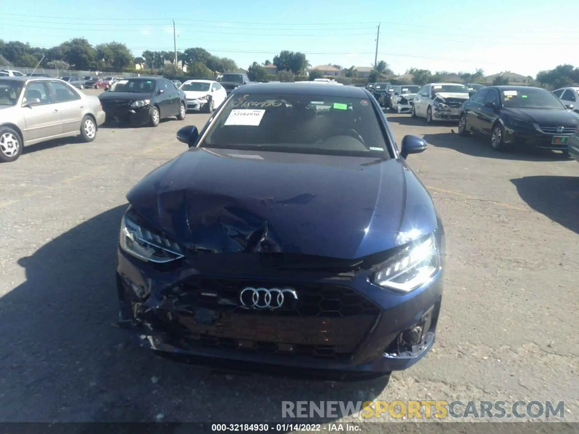 6 Photograph of a damaged car WAUEAAF42MA028687 AUDI A4 SEDAN 2021