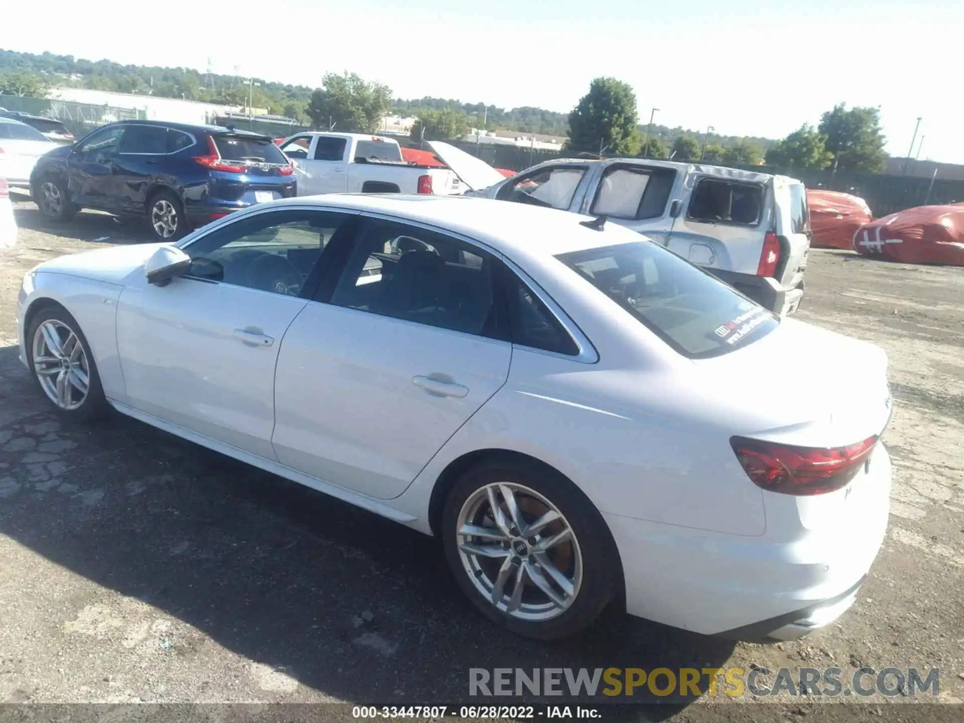 3 Photograph of a damaged car WAUEAAF43MA022204 AUDI A4 SEDAN 2021