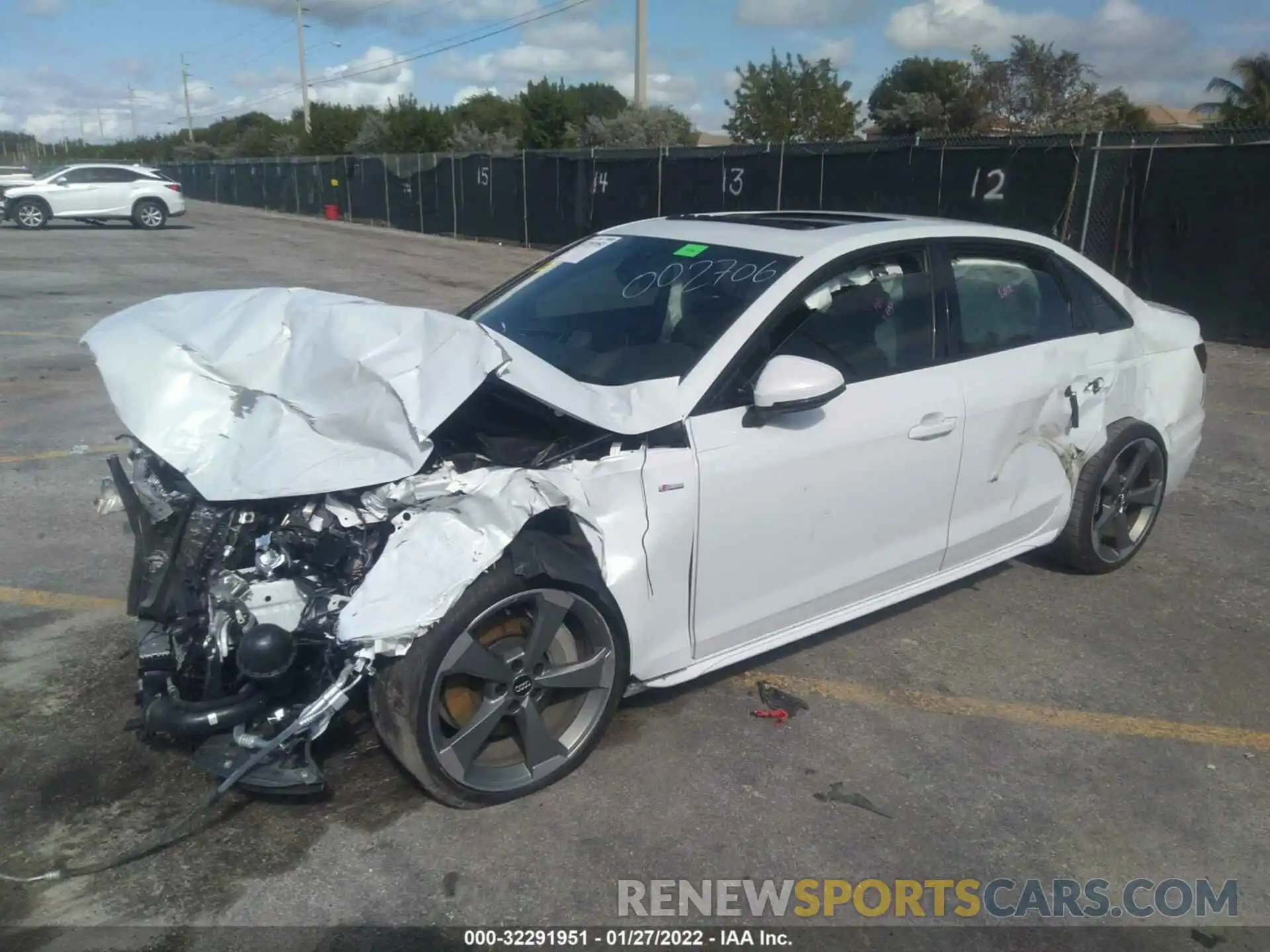 2 Photograph of a damaged car WAUEAAF43MN002706 AUDI A4 SEDAN 2021