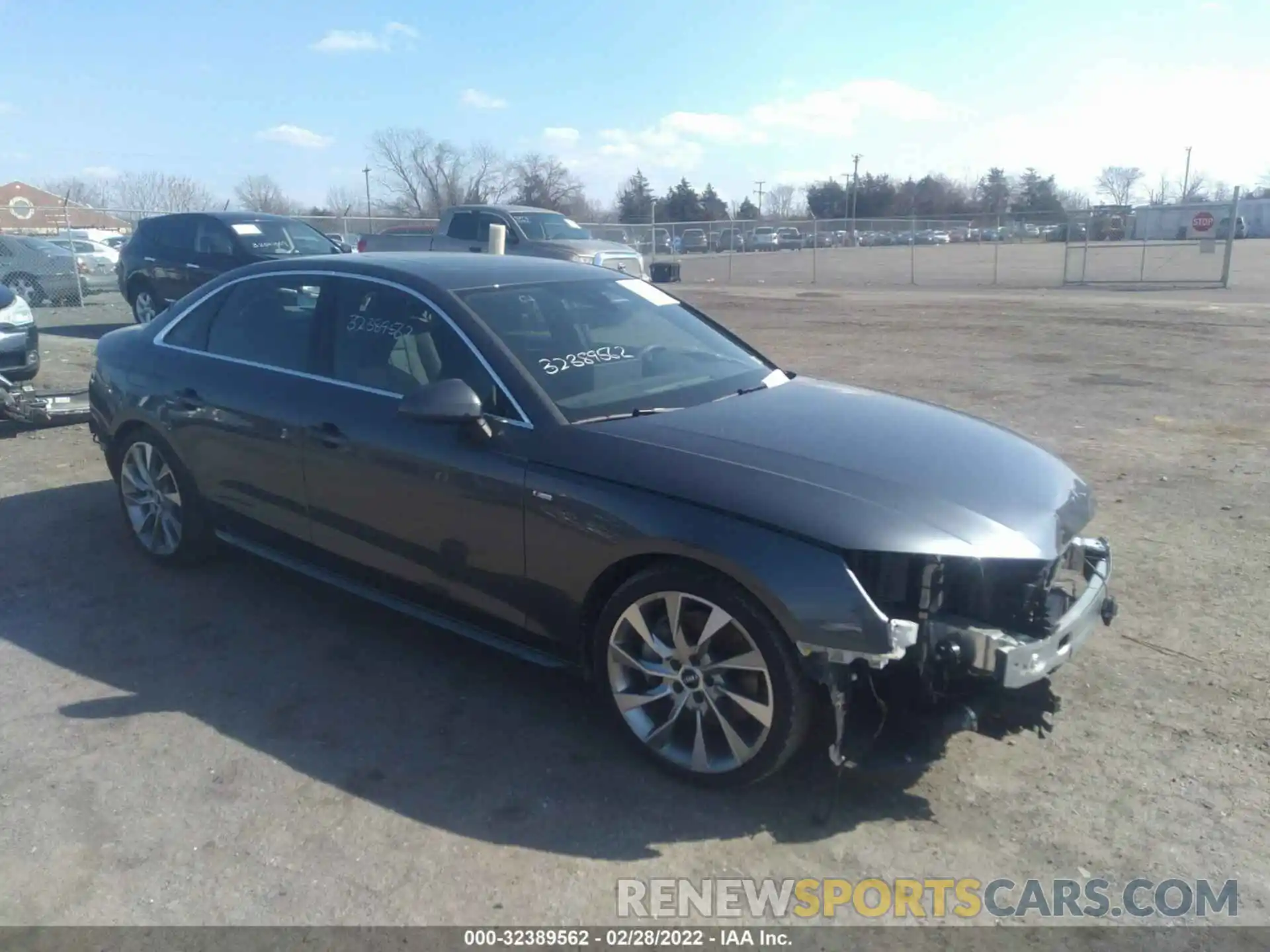 1 Photograph of a damaged car WAUEAAF45MA013813 AUDI A4 SEDAN 2021