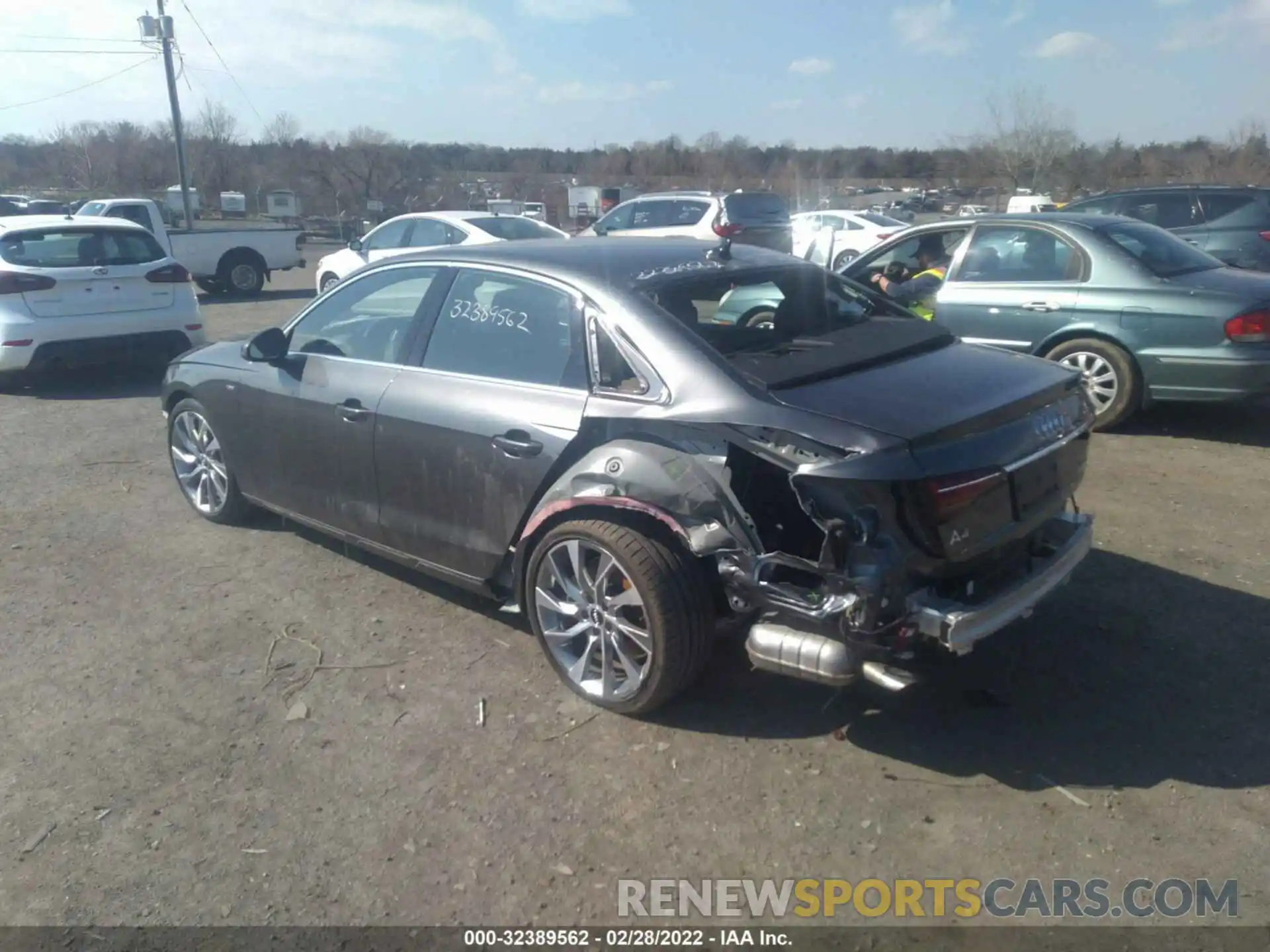 3 Photograph of a damaged car WAUEAAF45MA013813 AUDI A4 SEDAN 2021