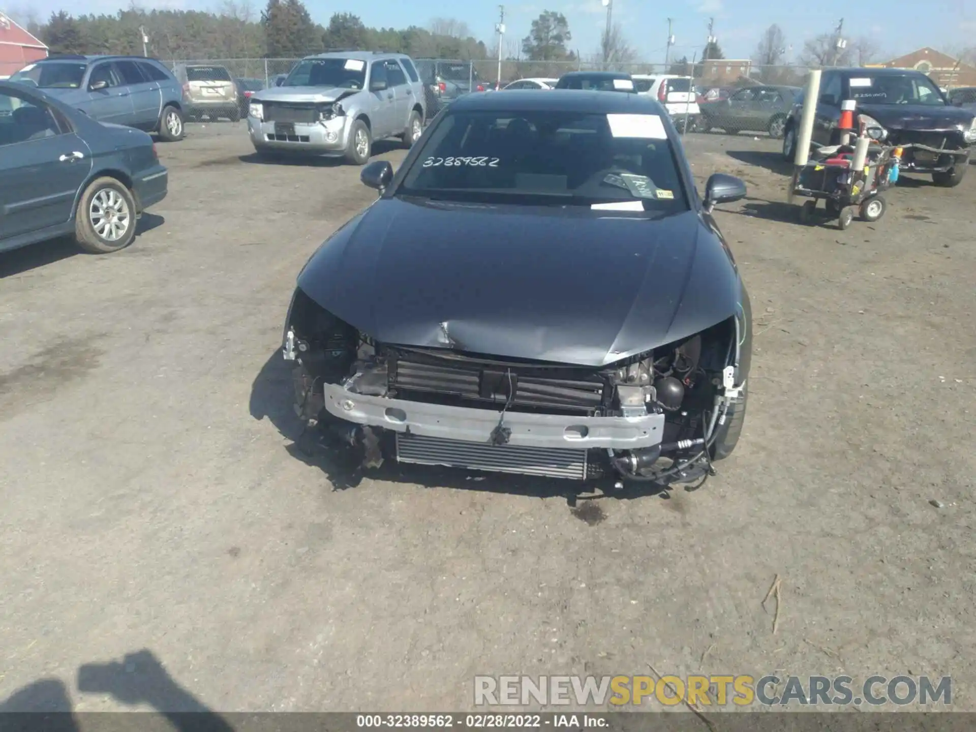 6 Photograph of a damaged car WAUEAAF45MA013813 AUDI A4 SEDAN 2021