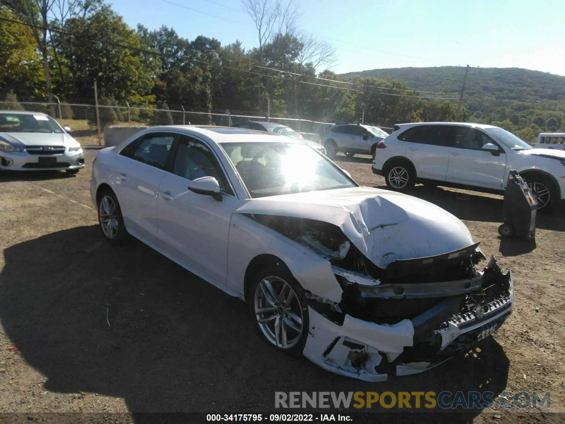 1 Photograph of a damaged car WAUEAAF46MA039174 AUDI A4 SEDAN 2021