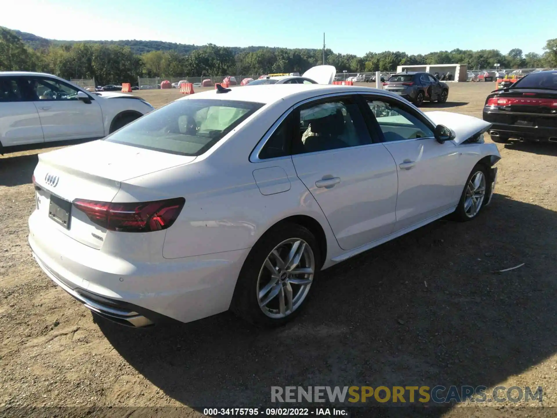 4 Photograph of a damaged car WAUEAAF46MA039174 AUDI A4 SEDAN 2021