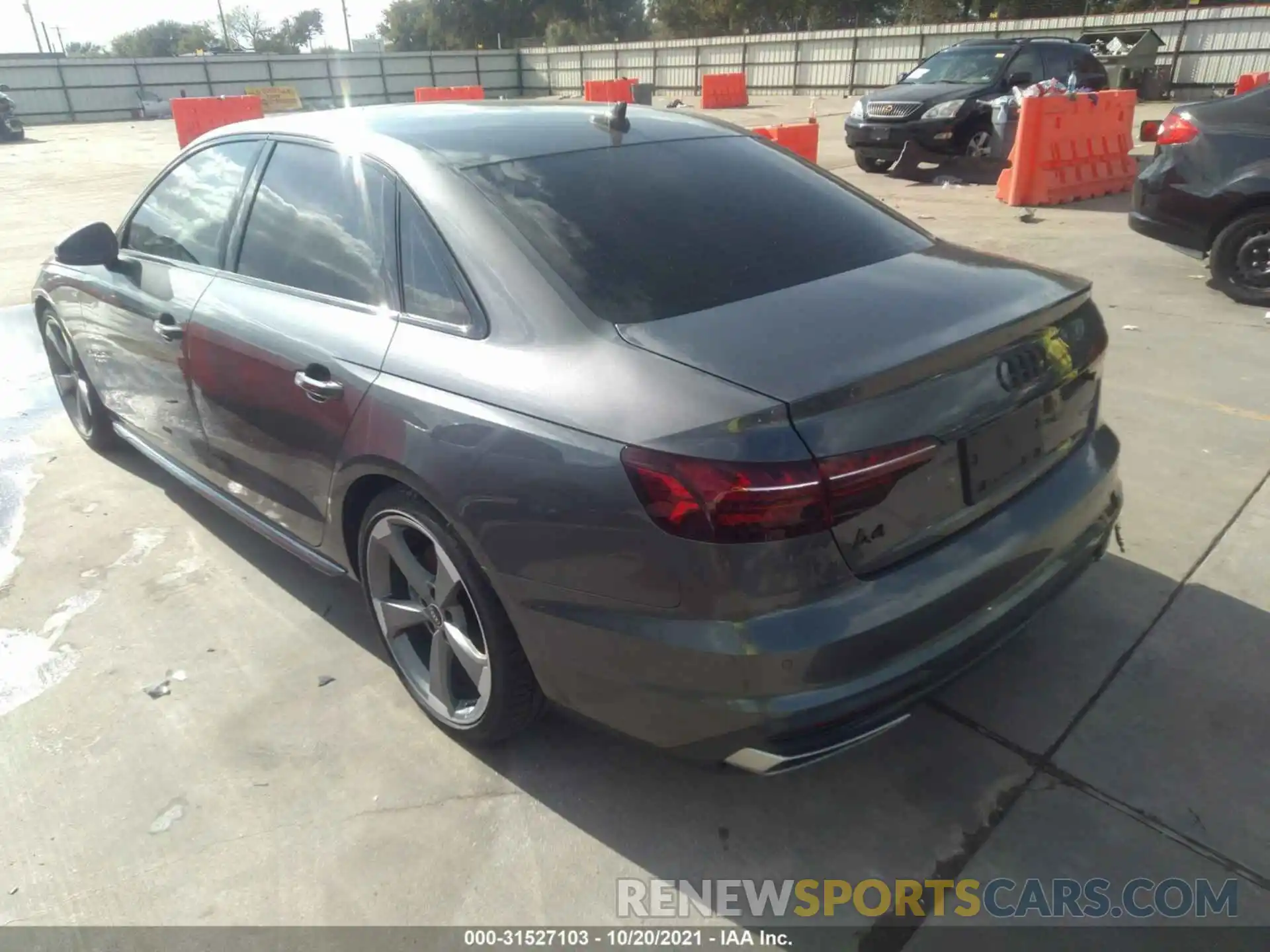 3 Фотография поврежденного автомобиля WAUEAAF46MN012260 AUDI A4 SEDAN 2021