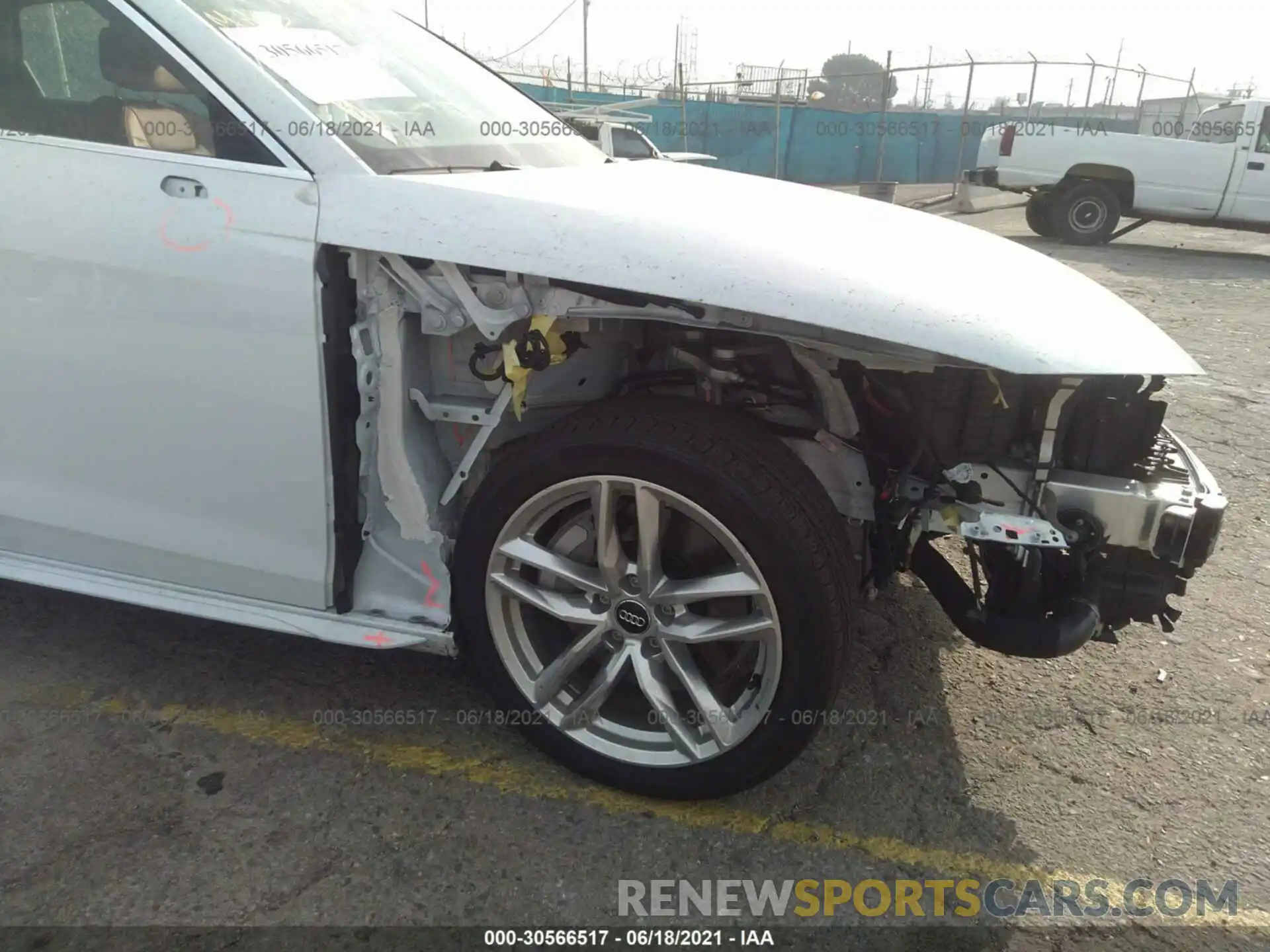 6 Photograph of a damaged car WAUEAAF47MA016549 AUDI A4 SEDAN 2021