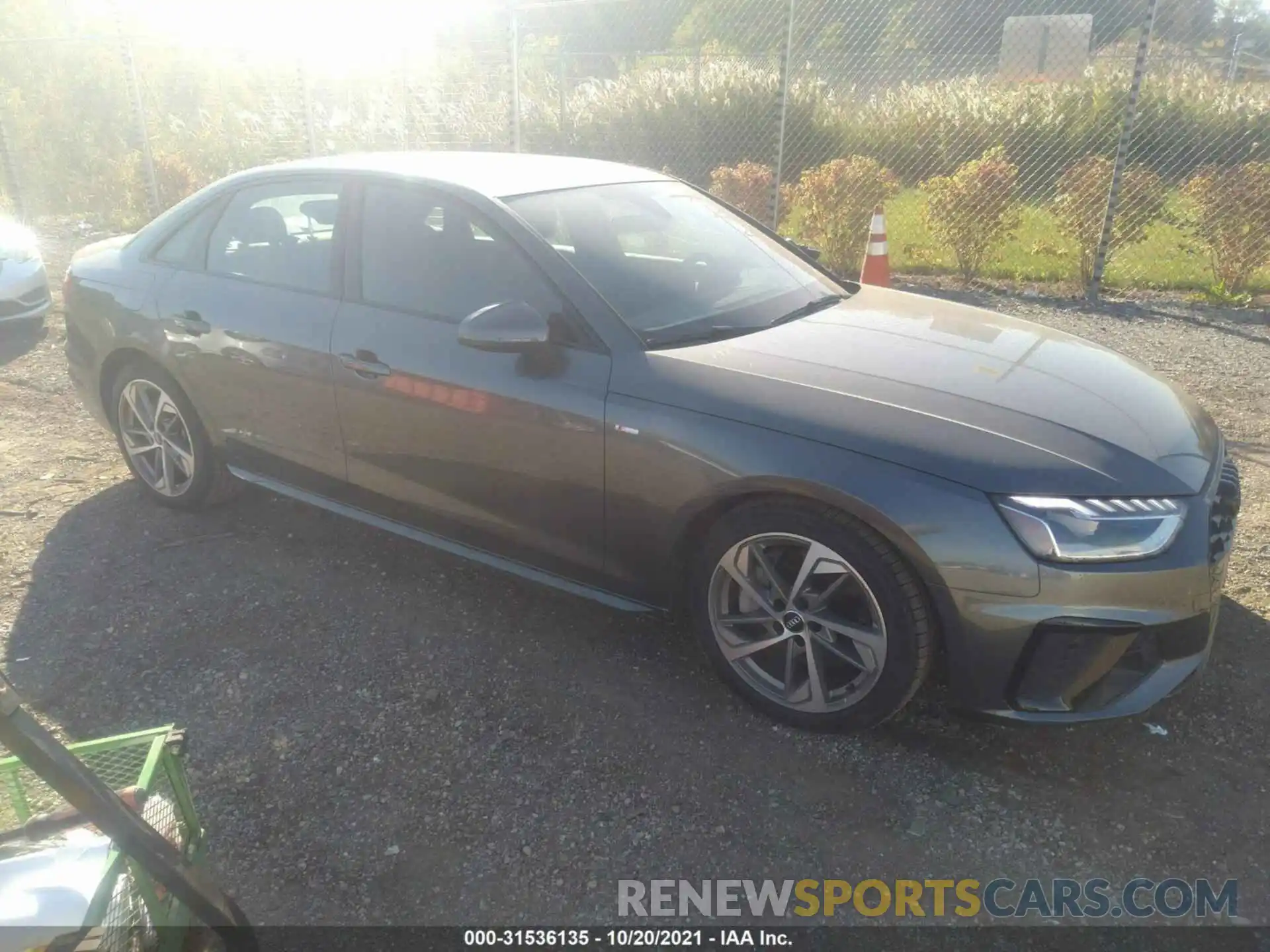 1 Photograph of a damaged car WAUEAAF47MN005012 AUDI A4 SEDAN 2021