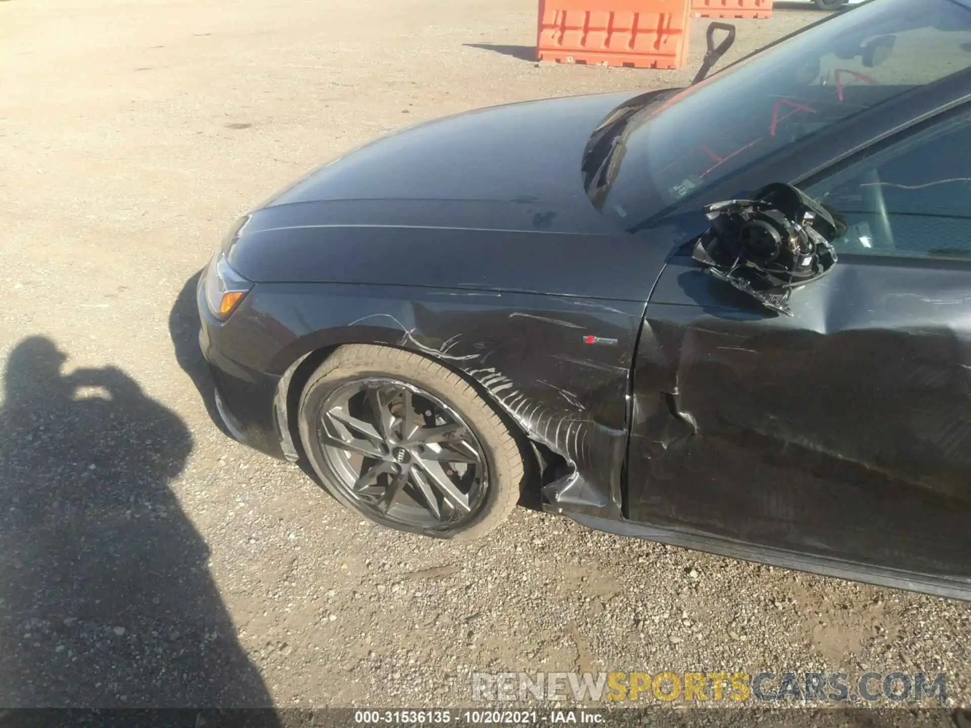 12 Photograph of a damaged car WAUEAAF47MN005012 AUDI A4 SEDAN 2021