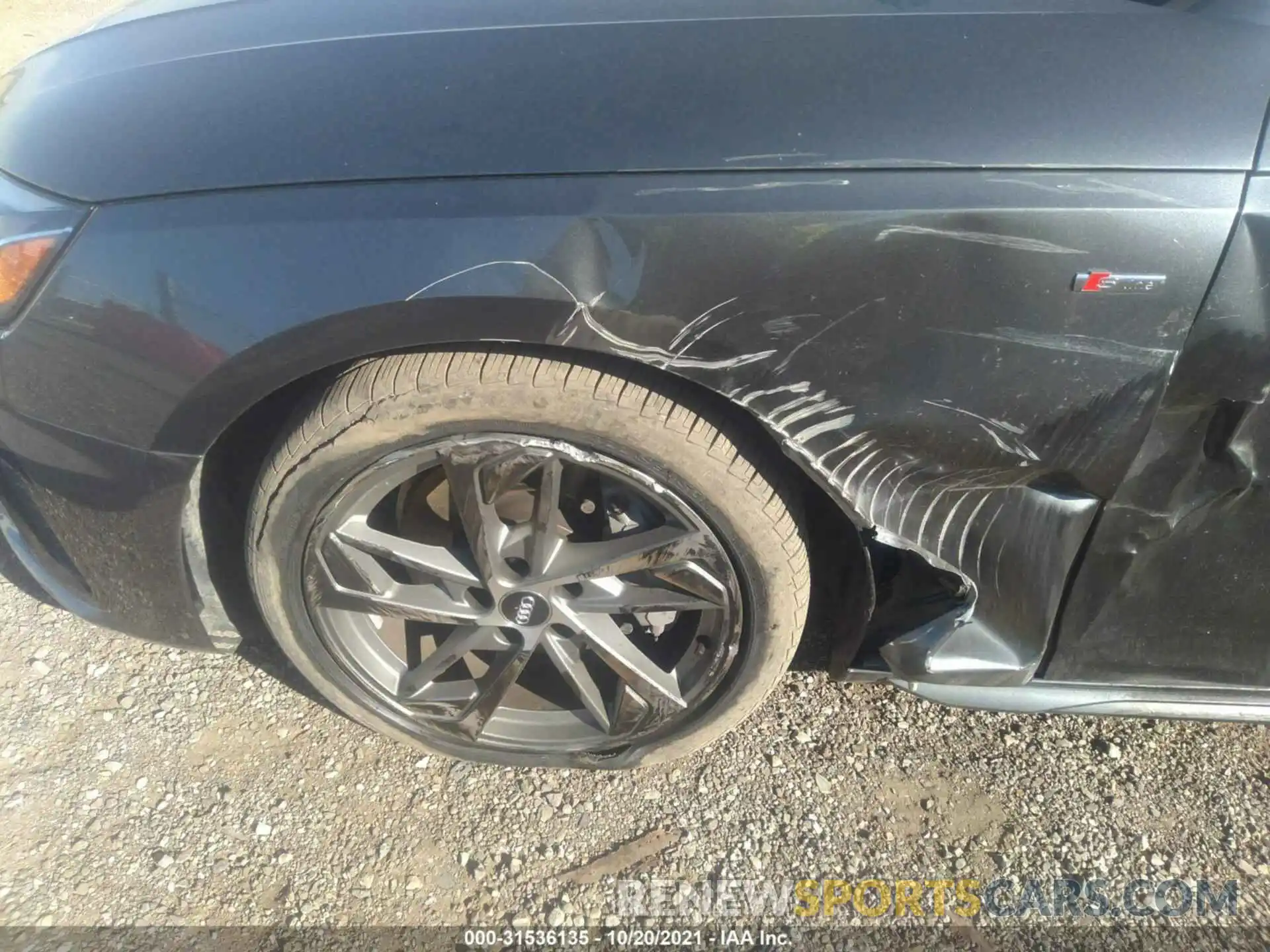 13 Photograph of a damaged car WAUEAAF47MN005012 AUDI A4 SEDAN 2021