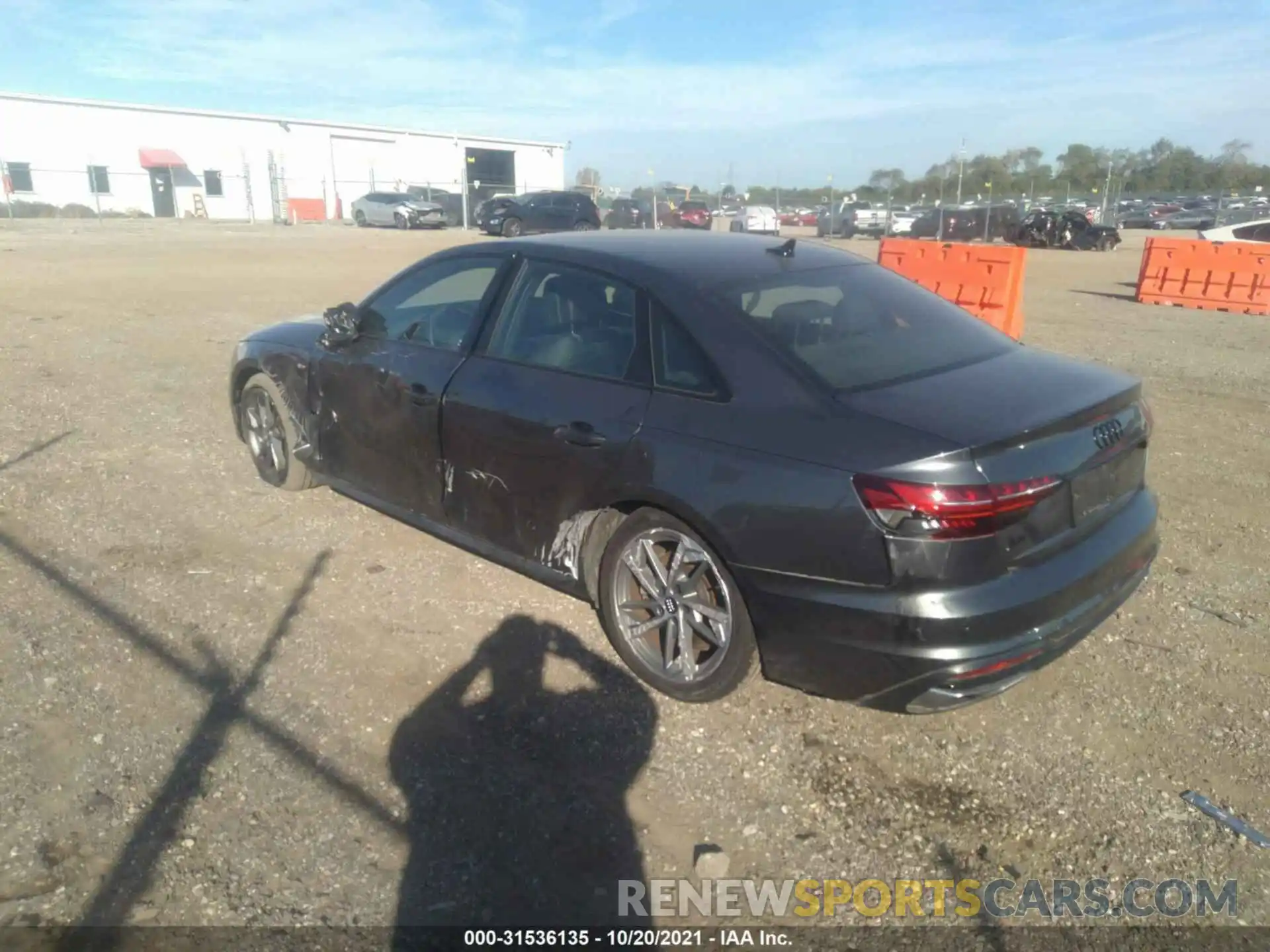 3 Photograph of a damaged car WAUEAAF47MN005012 AUDI A4 SEDAN 2021