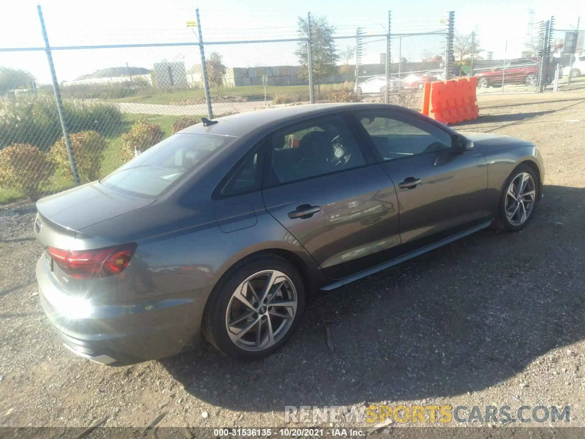 4 Photograph of a damaged car WAUEAAF47MN005012 AUDI A4 SEDAN 2021