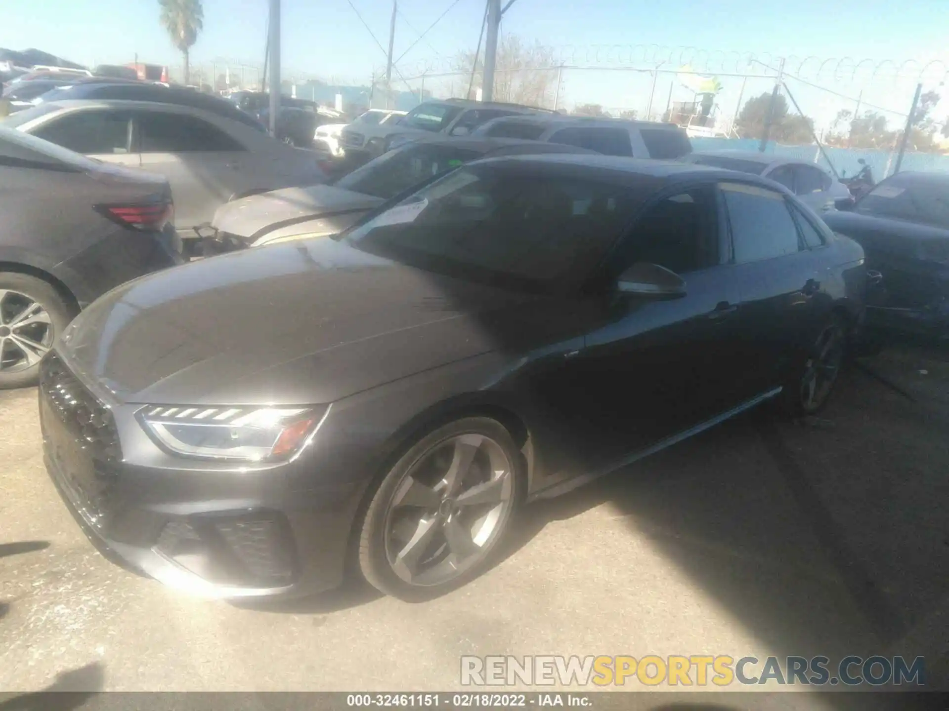 2 Photograph of a damaged car WAUEAAF47MN010808 AUDI A4 SEDAN 2021