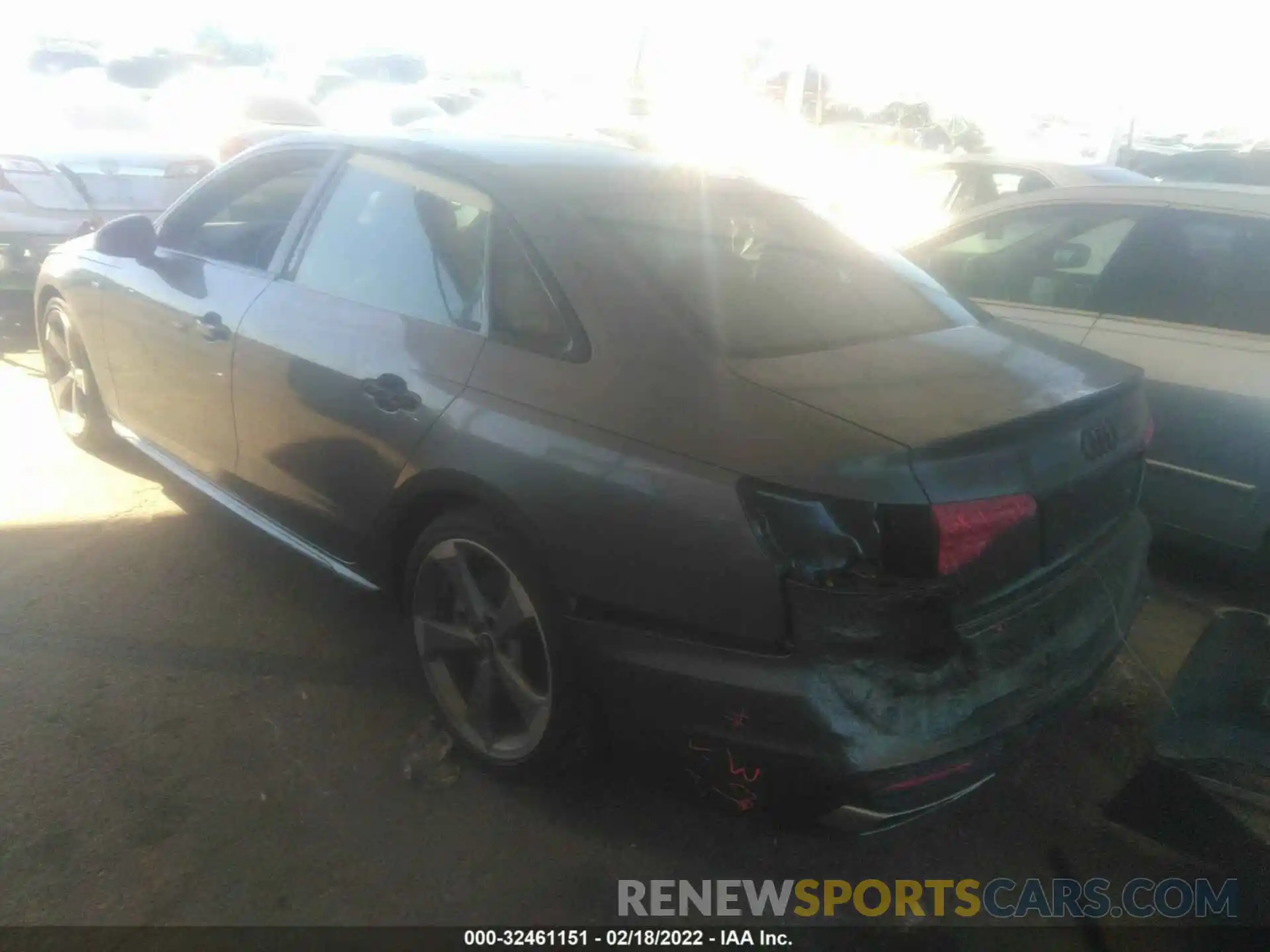 3 Photograph of a damaged car WAUEAAF47MN010808 AUDI A4 SEDAN 2021