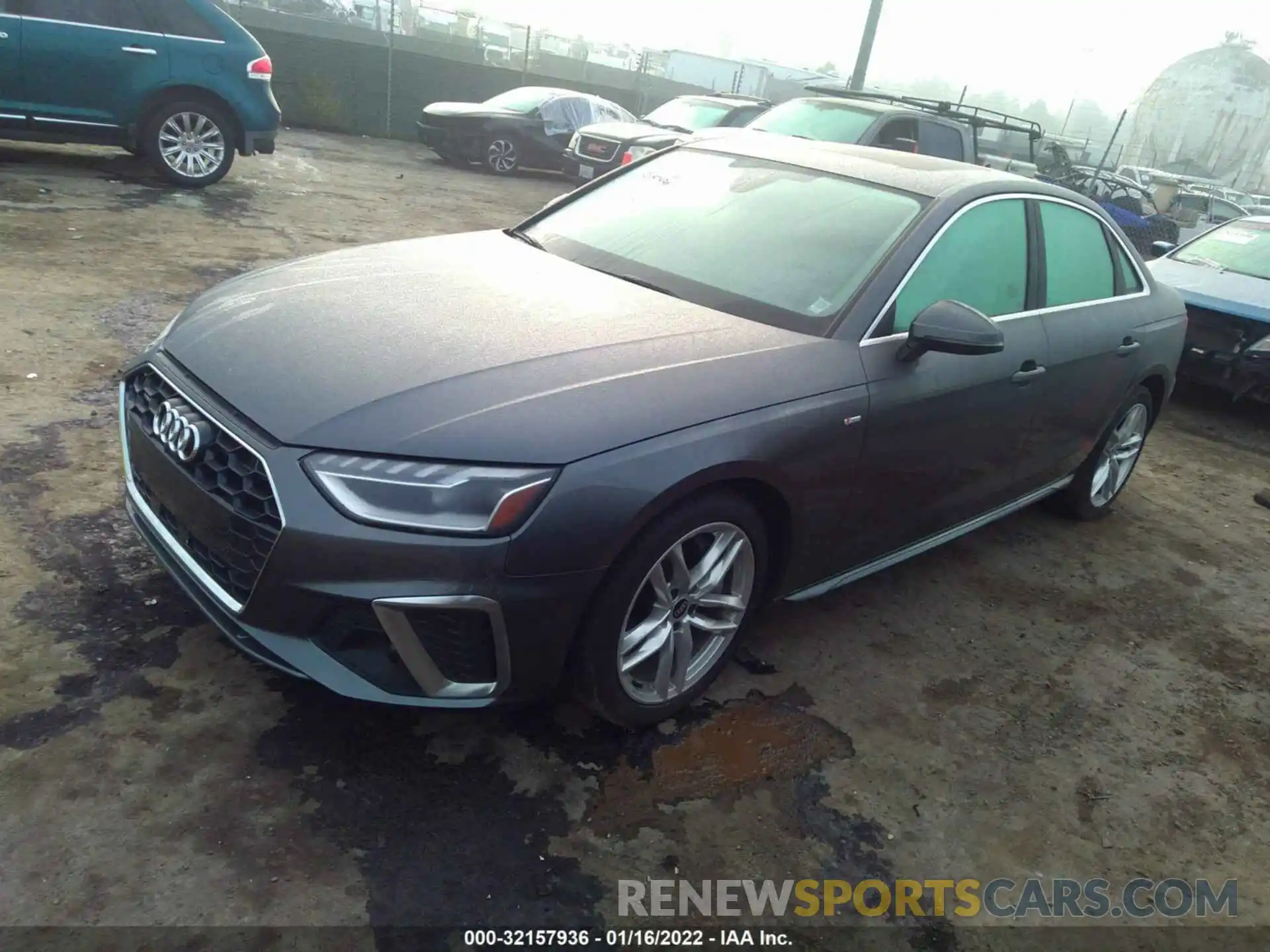 2 Photograph of a damaged car WAUEAAF48MN012146 AUDI A4 SEDAN 2021