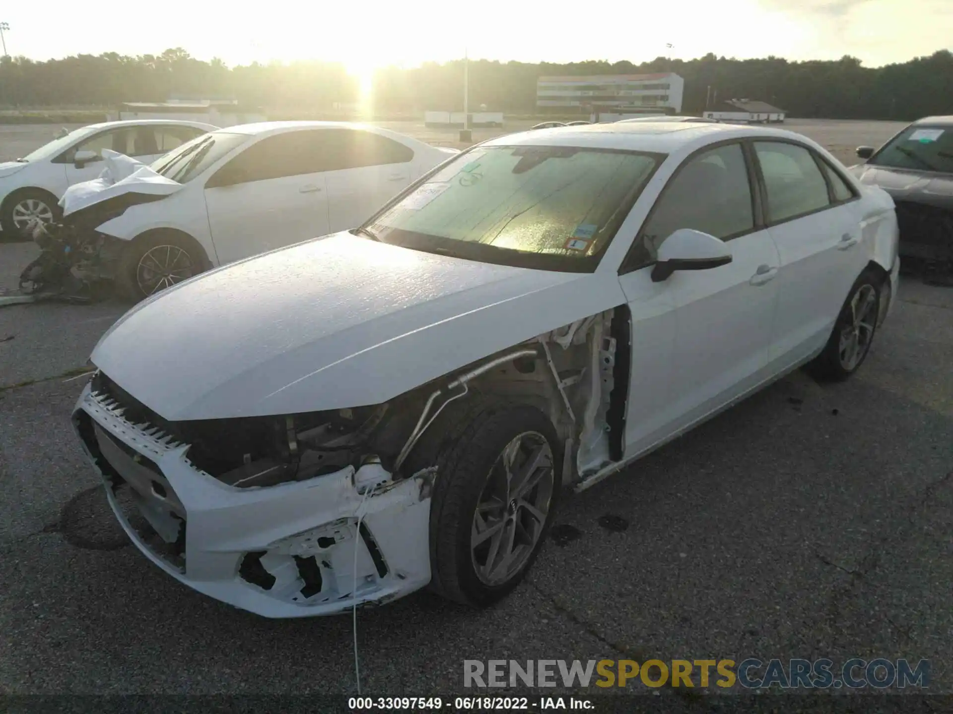 2 Photograph of a damaged car WAUEAAF4XMA012771 AUDI A4 SEDAN 2021