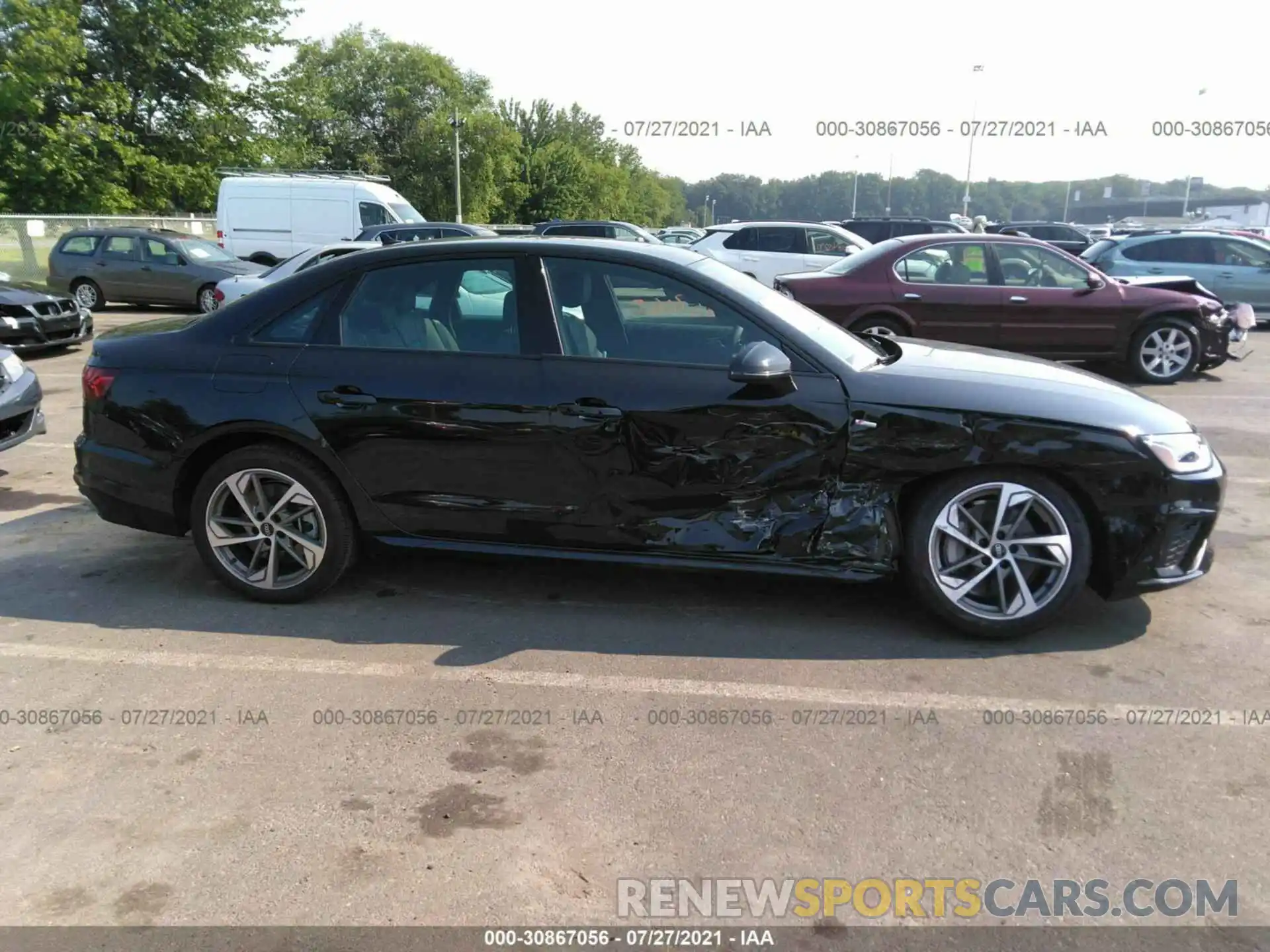 6 Photograph of a damaged car WAUEAAF4XMA031692 AUDI A4 SEDAN 2021