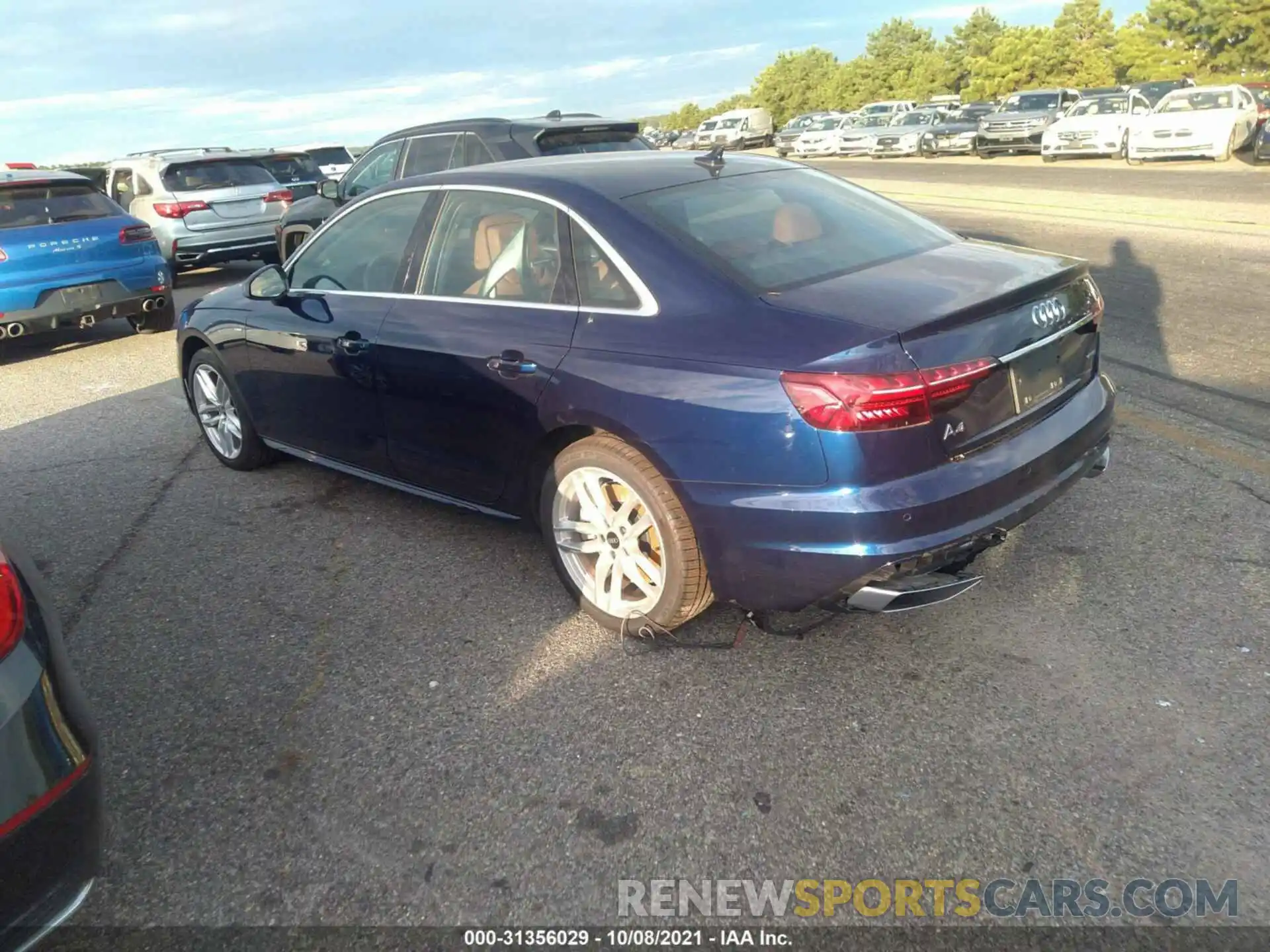 3 Photograph of a damaged car WAUEAAF4XMA039131 AUDI A4 SEDAN 2021