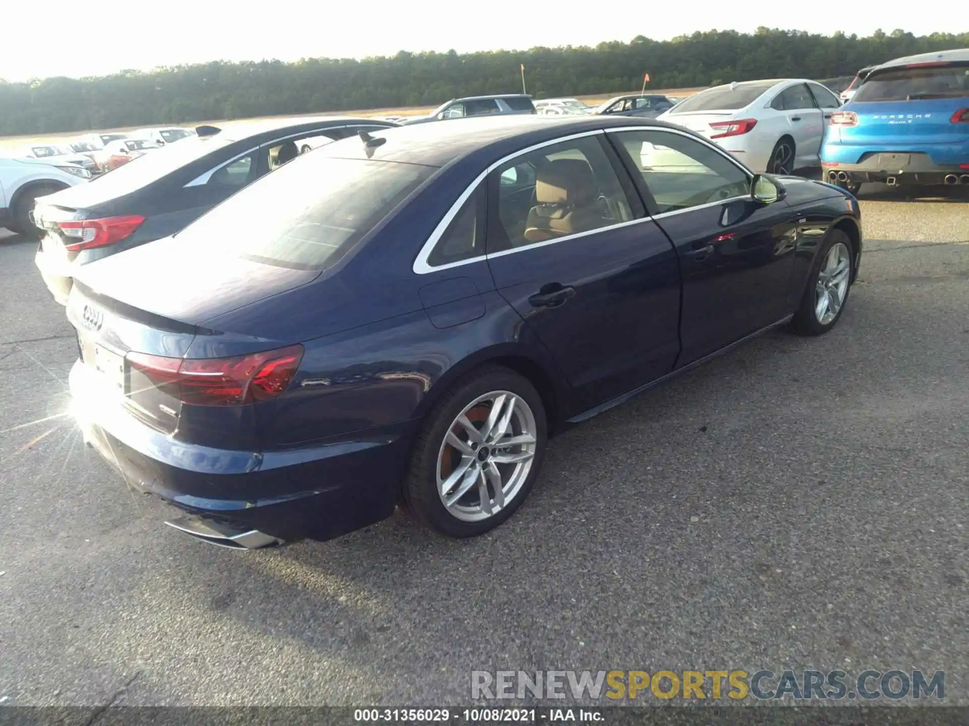 4 Photograph of a damaged car WAUEAAF4XMA039131 AUDI A4 SEDAN 2021