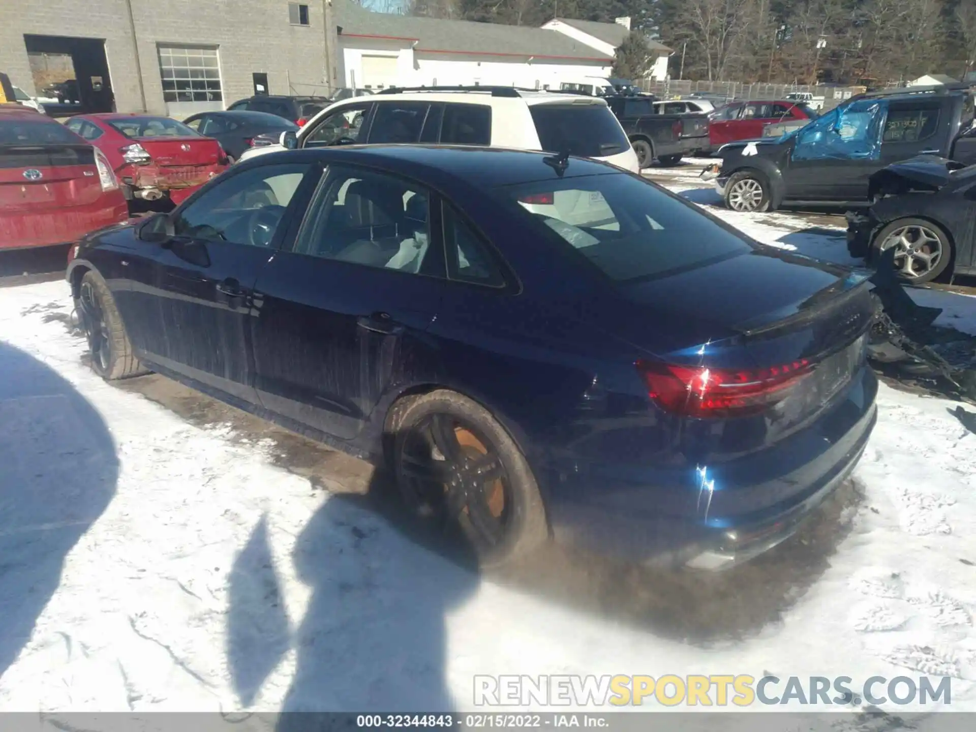 3 Photograph of a damaged car WAUFAAF42MN009750 AUDI A4 SEDAN 2021