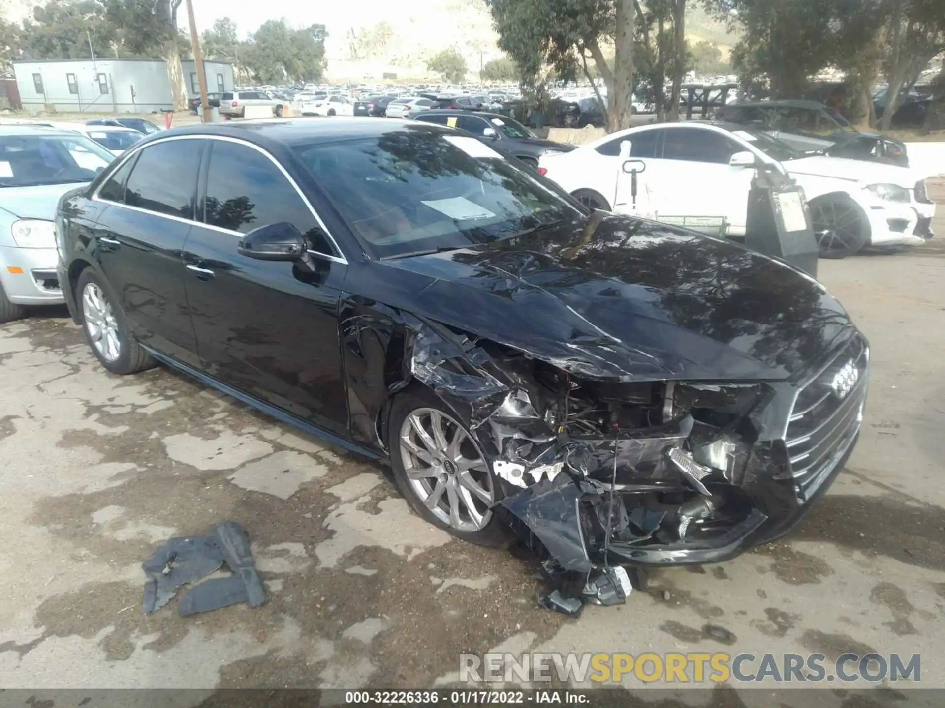 1 Photograph of a damaged car WAUABAF44NA002251 AUDI A4 SEDAN 2022