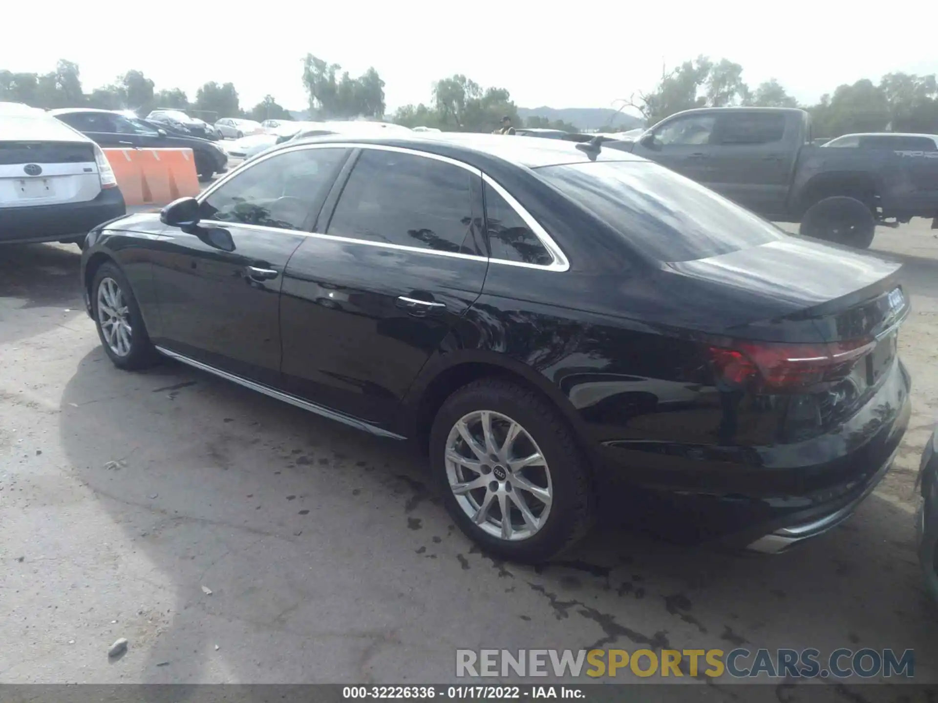 3 Фотография поврежденного автомобиля WAUABAF44NA002251 AUDI A4 SEDAN 2022