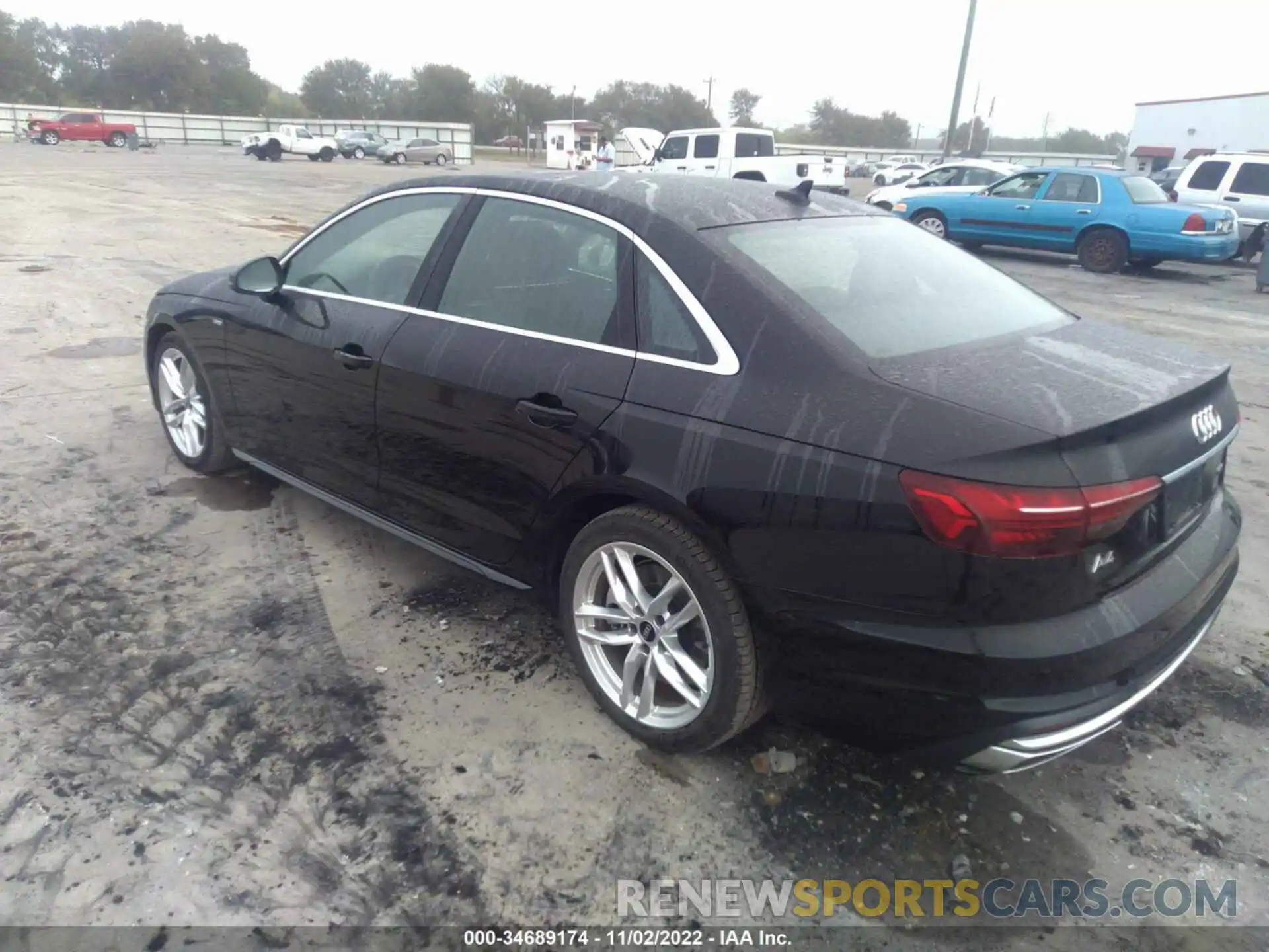 3 Фотография поврежденного автомобиля WAUEAAF40NN008187 AUDI A4 SEDAN 2022