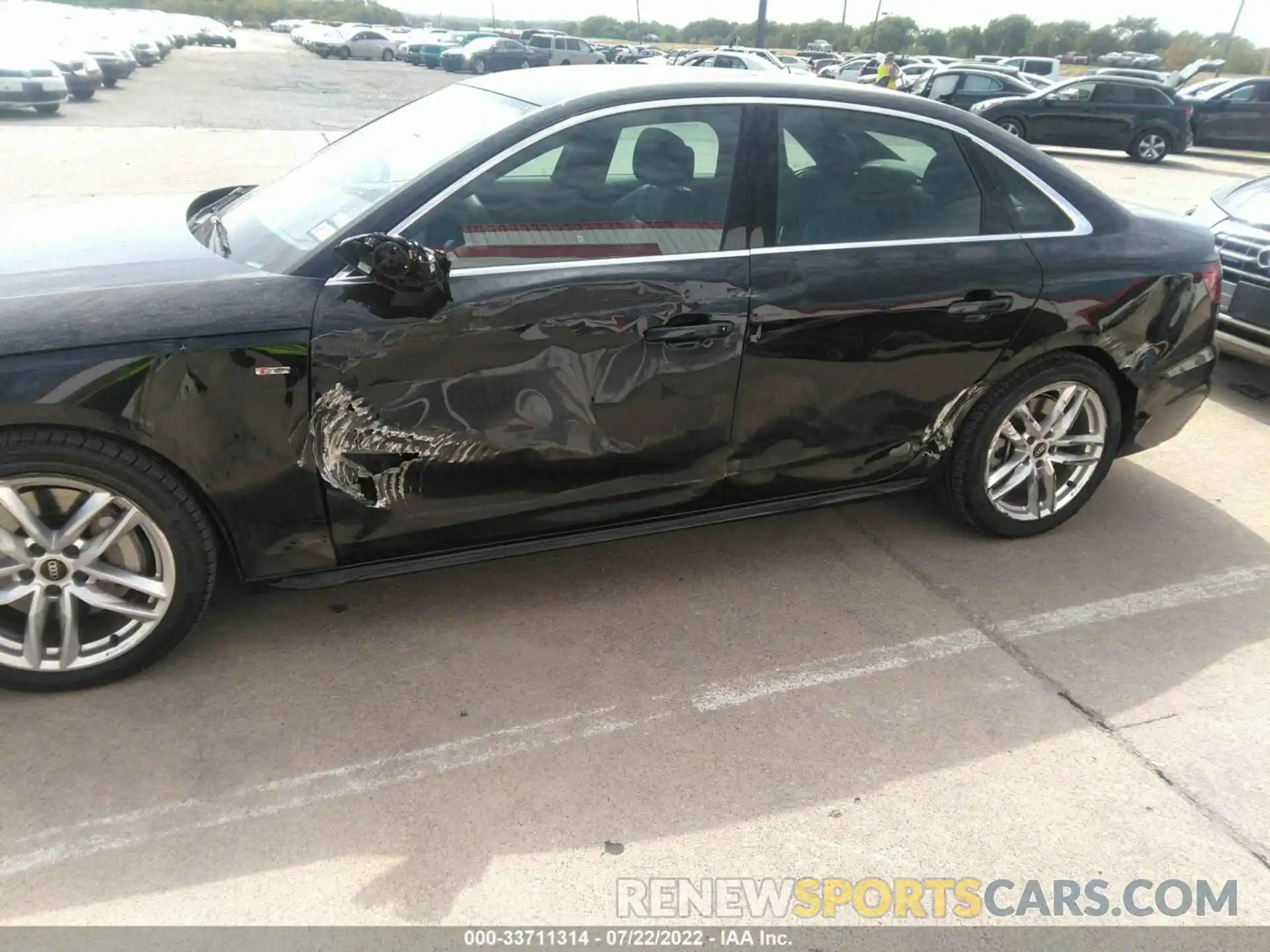 6 Photograph of a damaged car WAUEAAF40NN011767 AUDI A4 SEDAN 2022