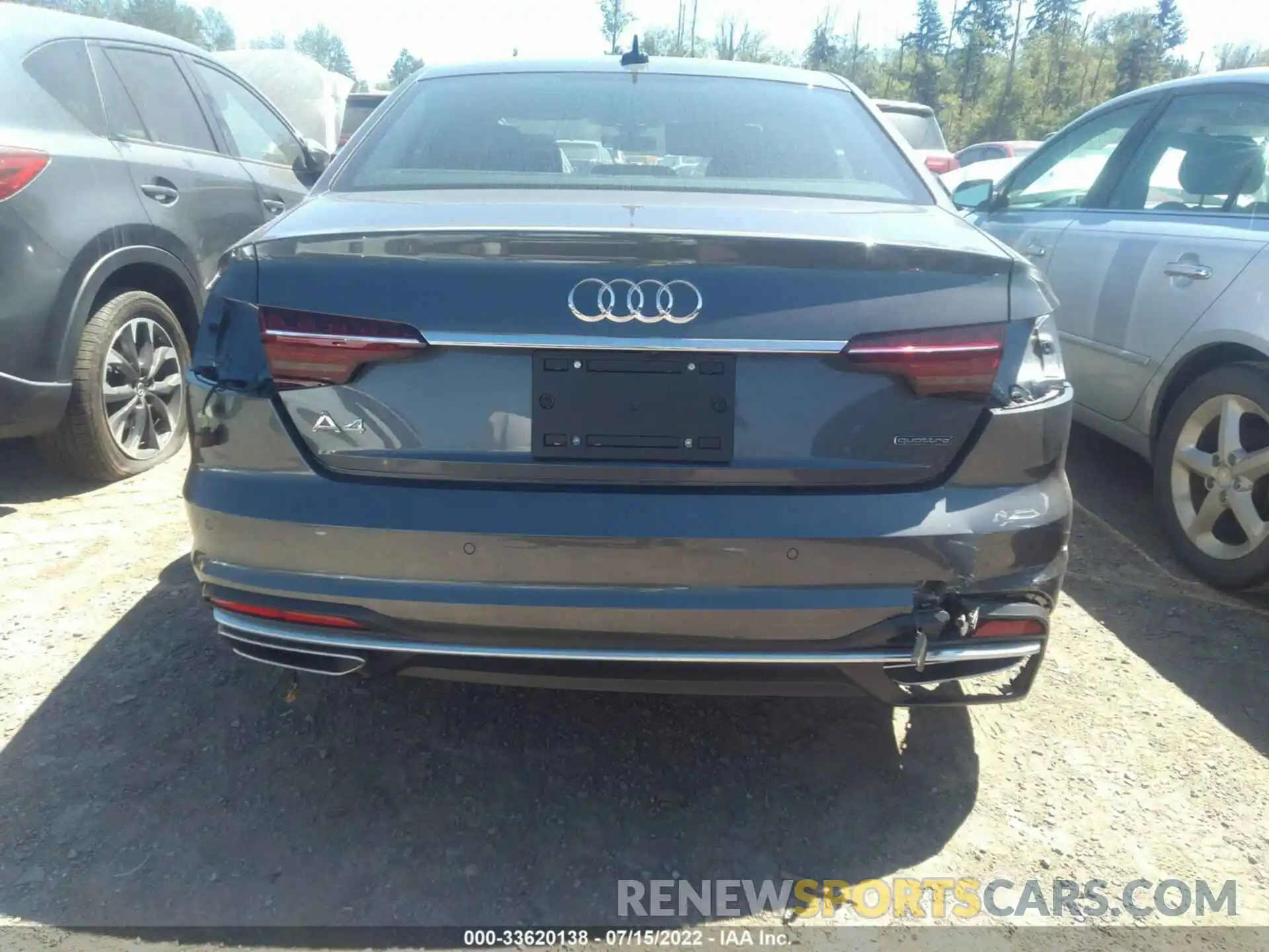 6 Photograph of a damaged car WAUEAAF40NN011803 AUDI A4 SEDAN 2022